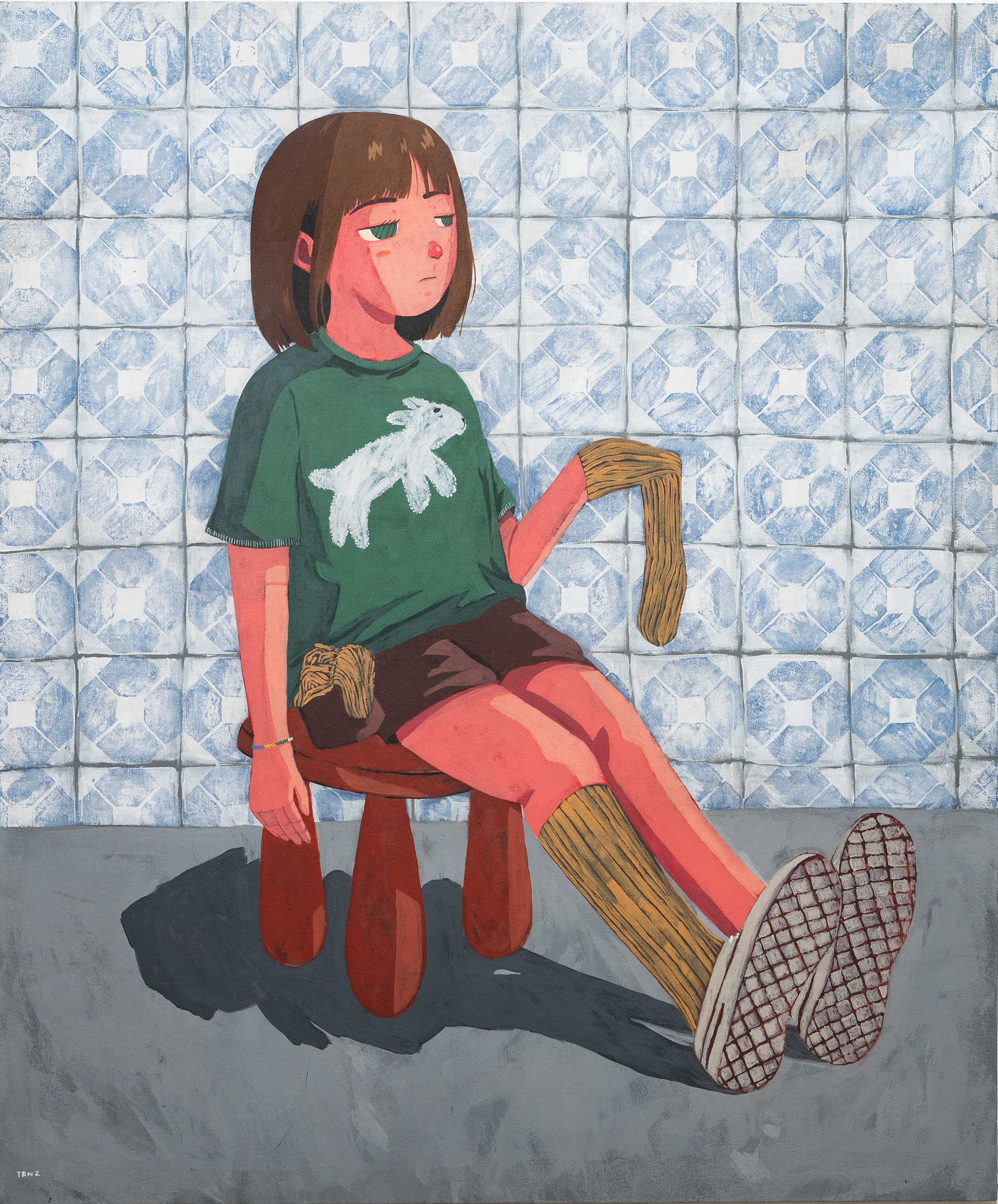 "Damp Squib" 120h x 100w cm / Acrylic on Canvas