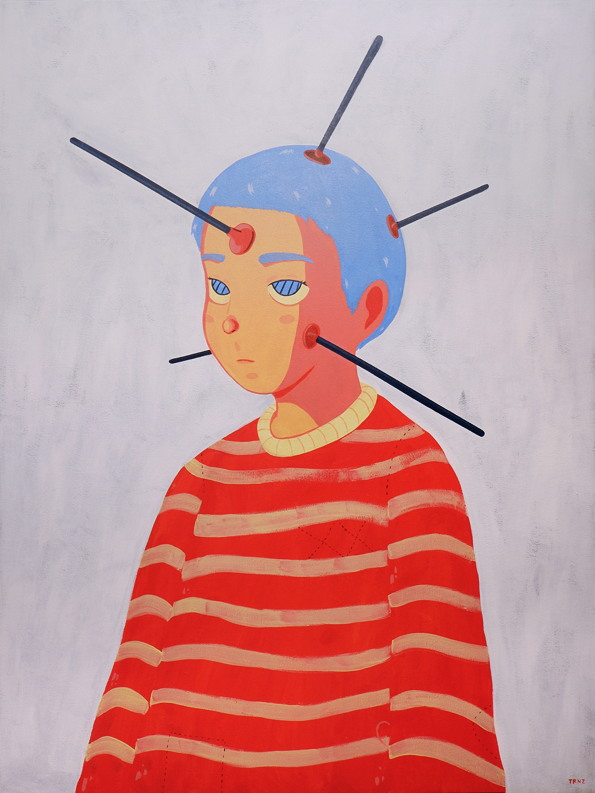 "Dolt" 48h x 36w in / Acrylic on Canvas