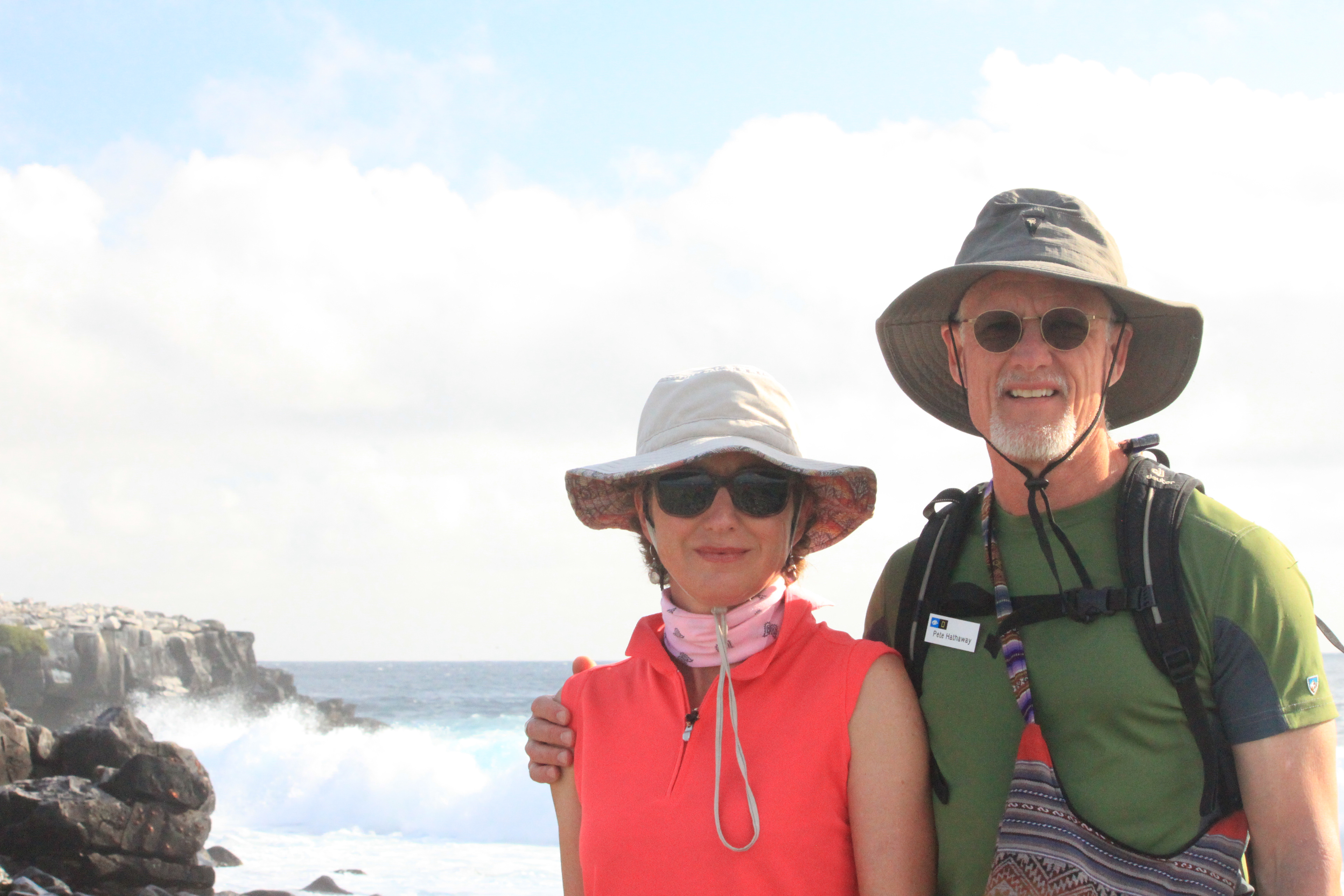 With Mimi in Galapagoes