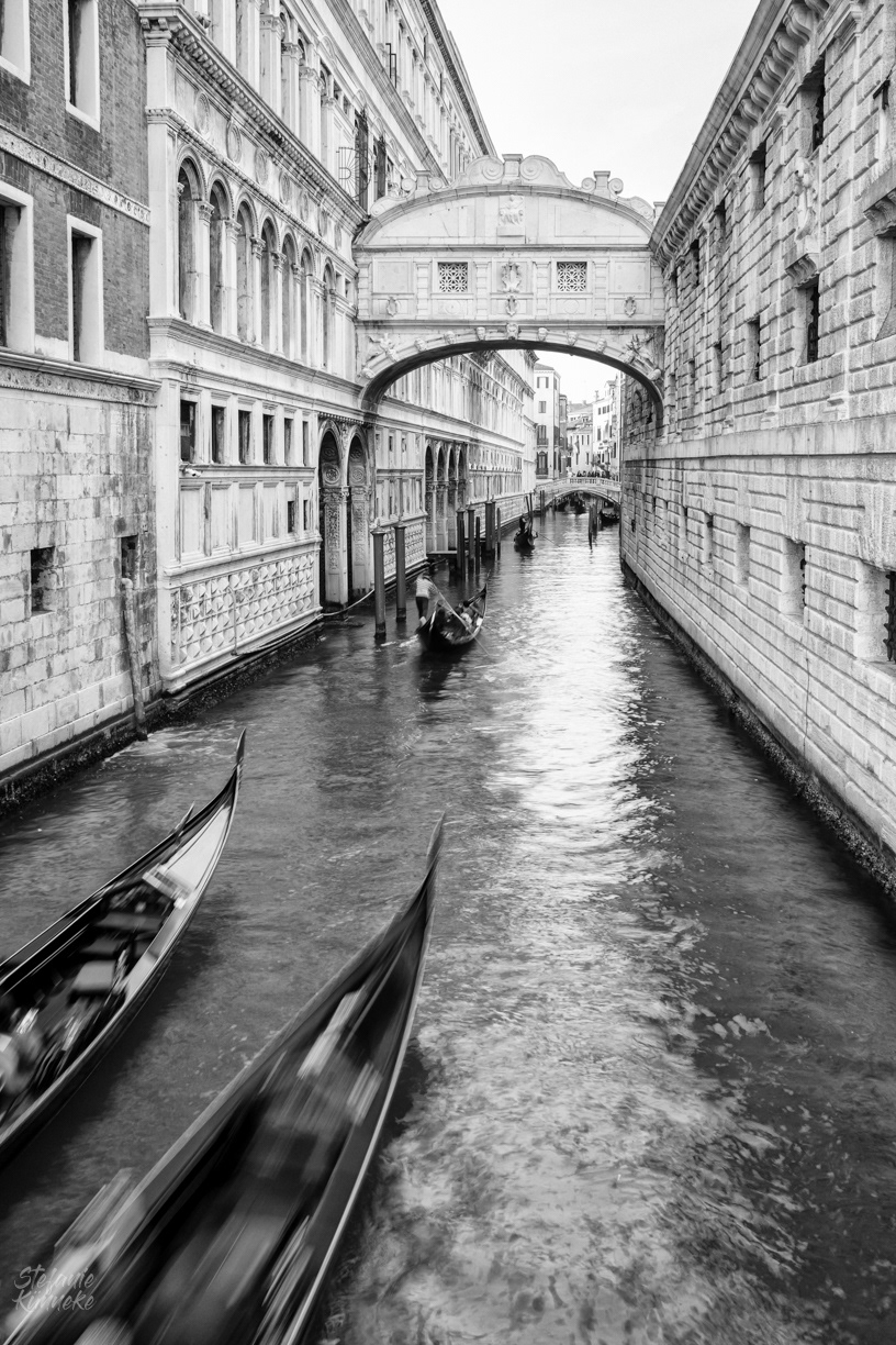 Seufzerbrücke in Venedig.