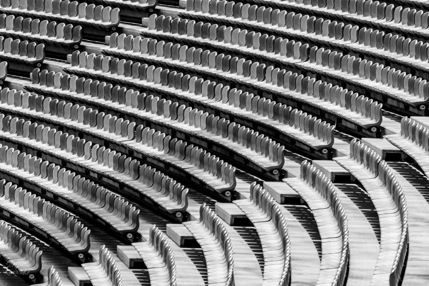 Olympiastadion München - in abstrakter Form