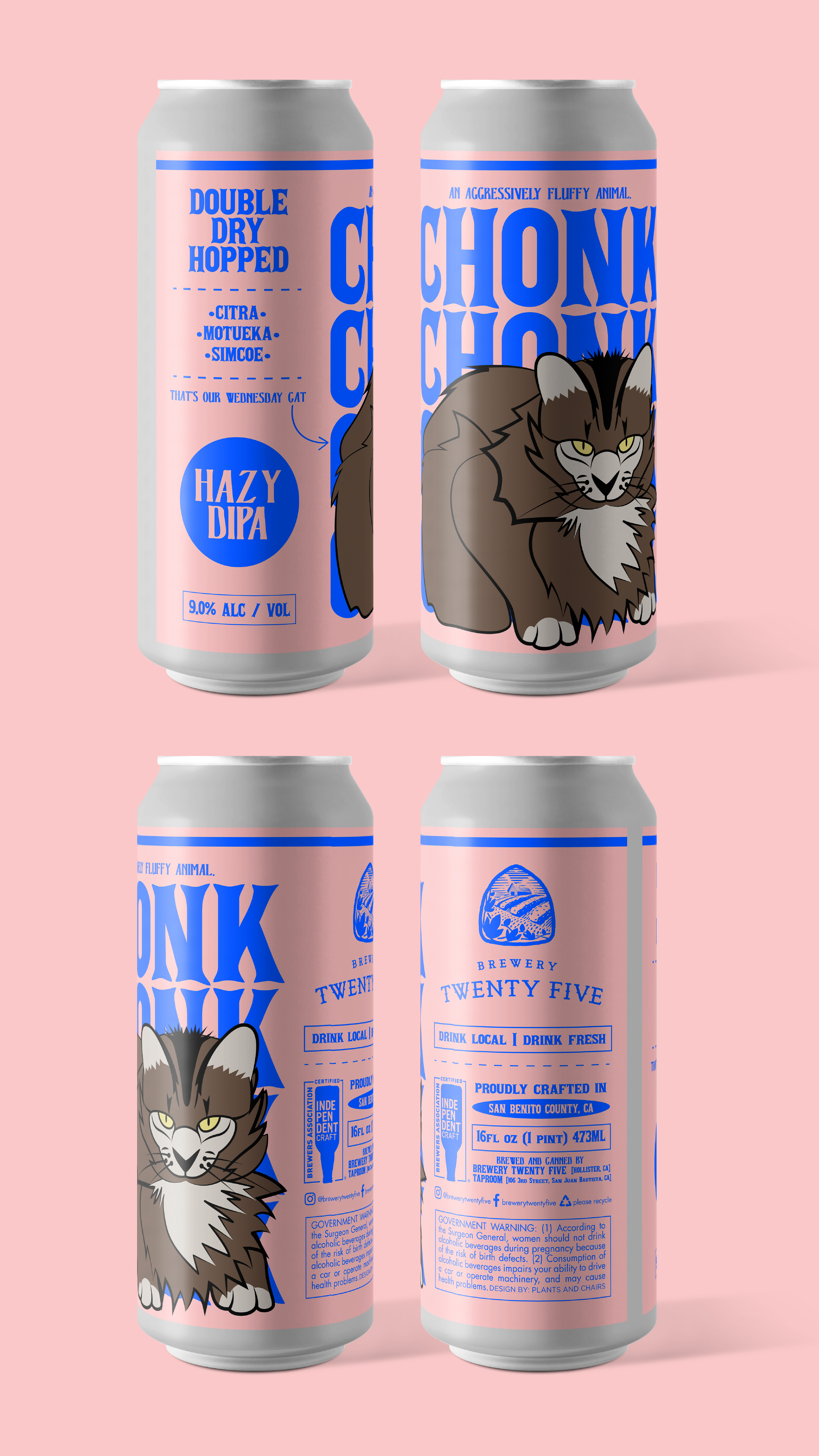 Brewery Twenty Five - Chonk Hazy DIPA Label - 17