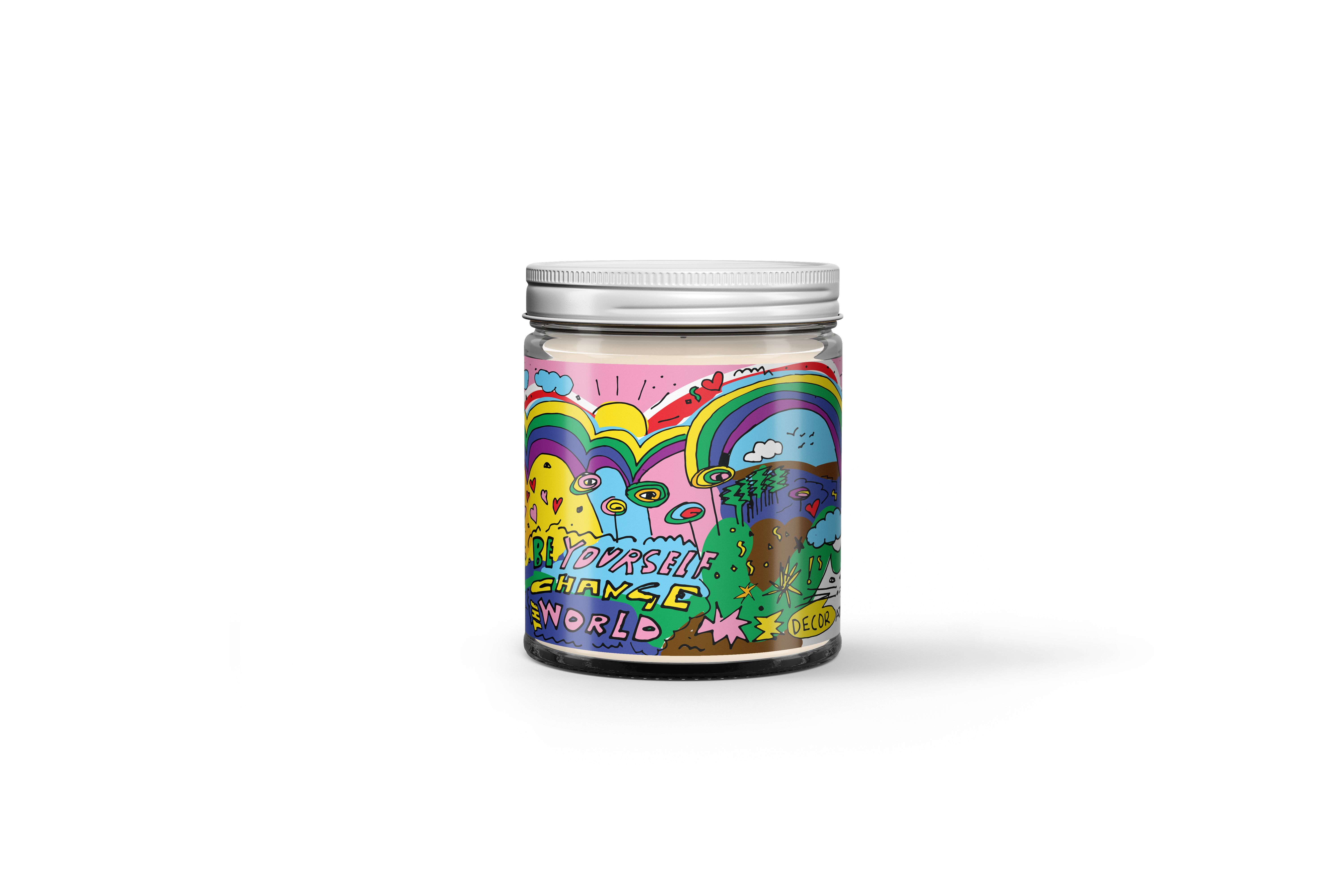 Decor Ate Me Studio, Pride Candle Label, process image 3 of 8