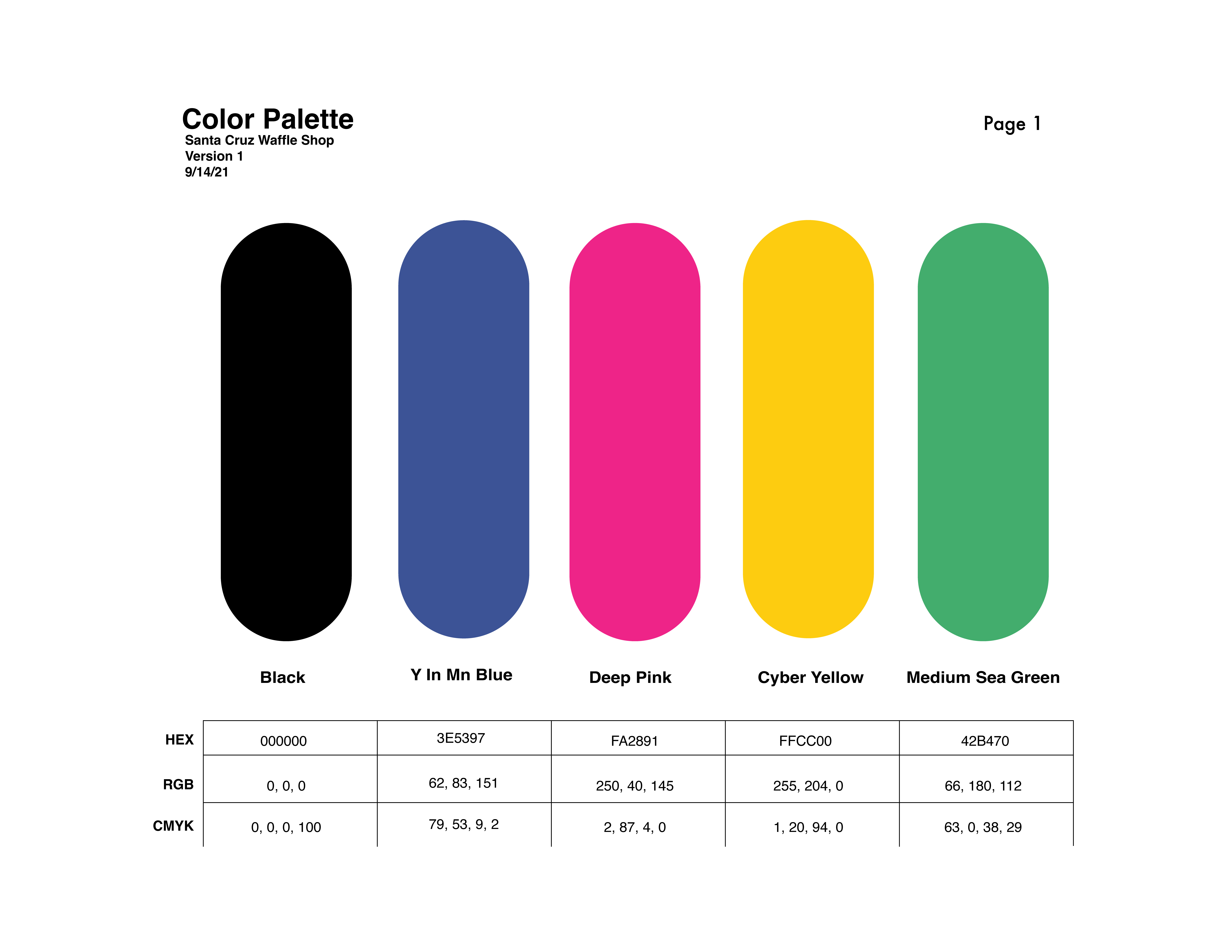 Santa Cruz Waffle Shop, Brand Identity, process image 2 of 35