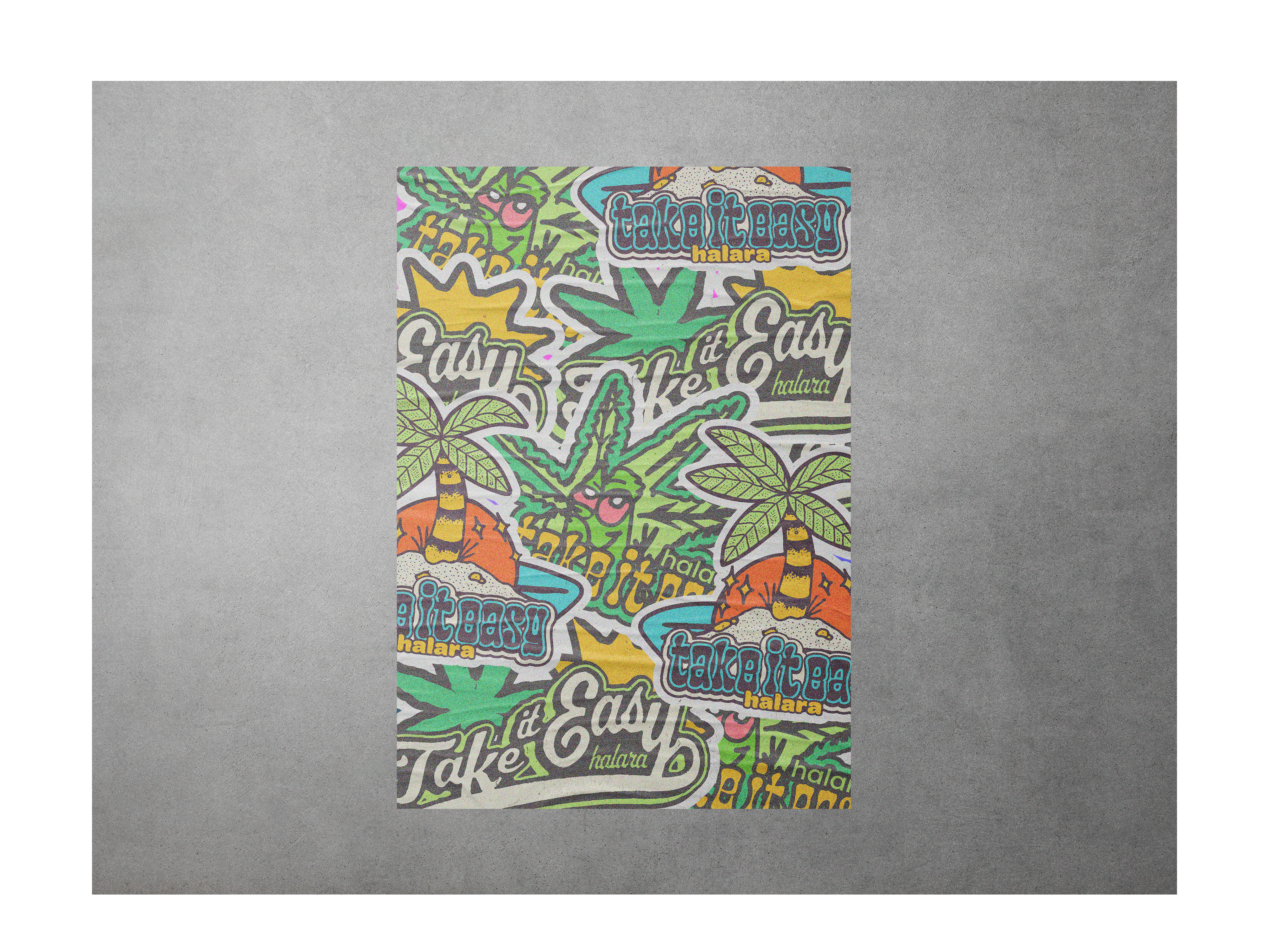 Halara "Take it Easy" Designs, process image 9 of 9