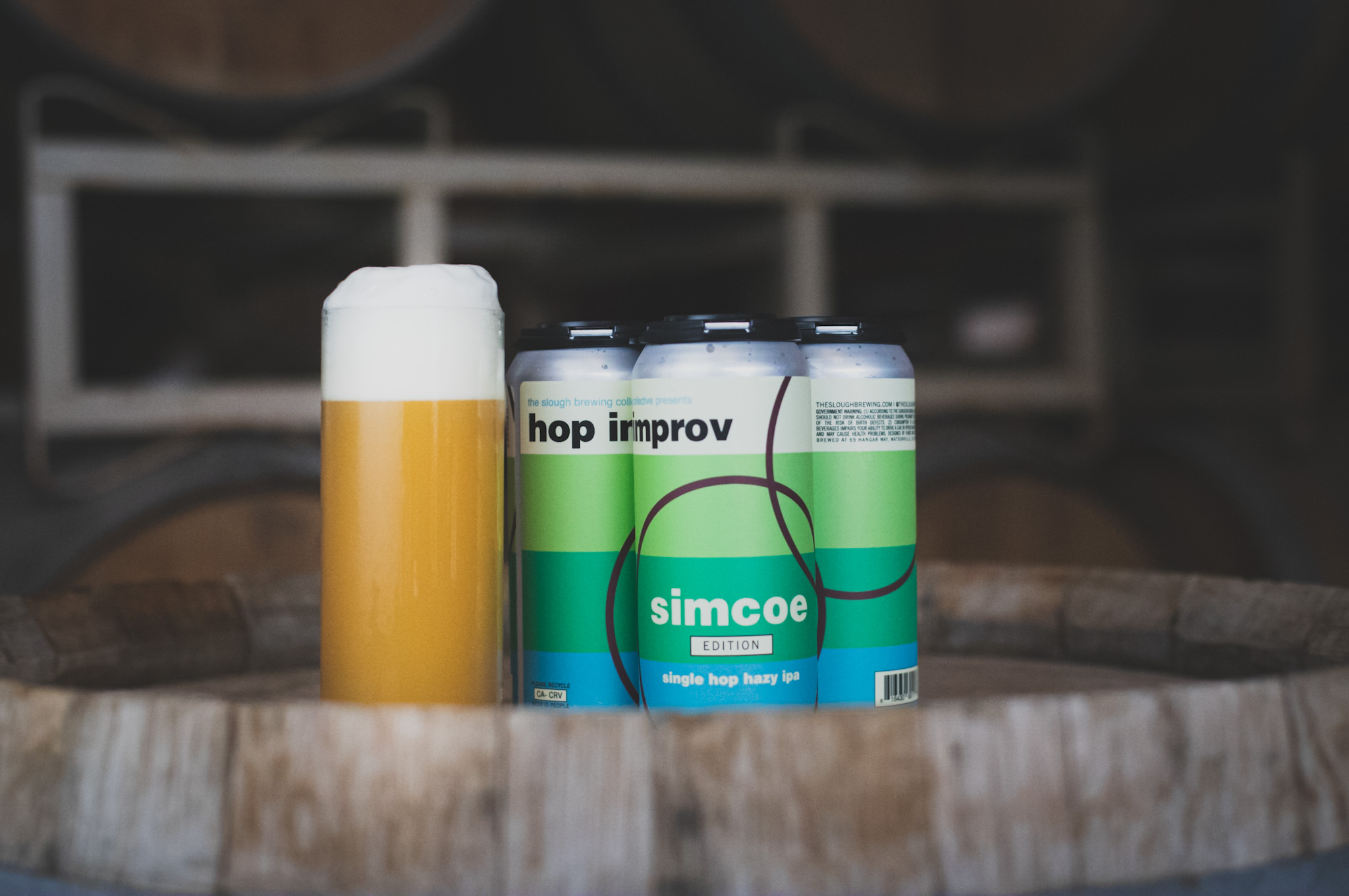 Hop Improv: Simcoe Label, The Slough, hero image