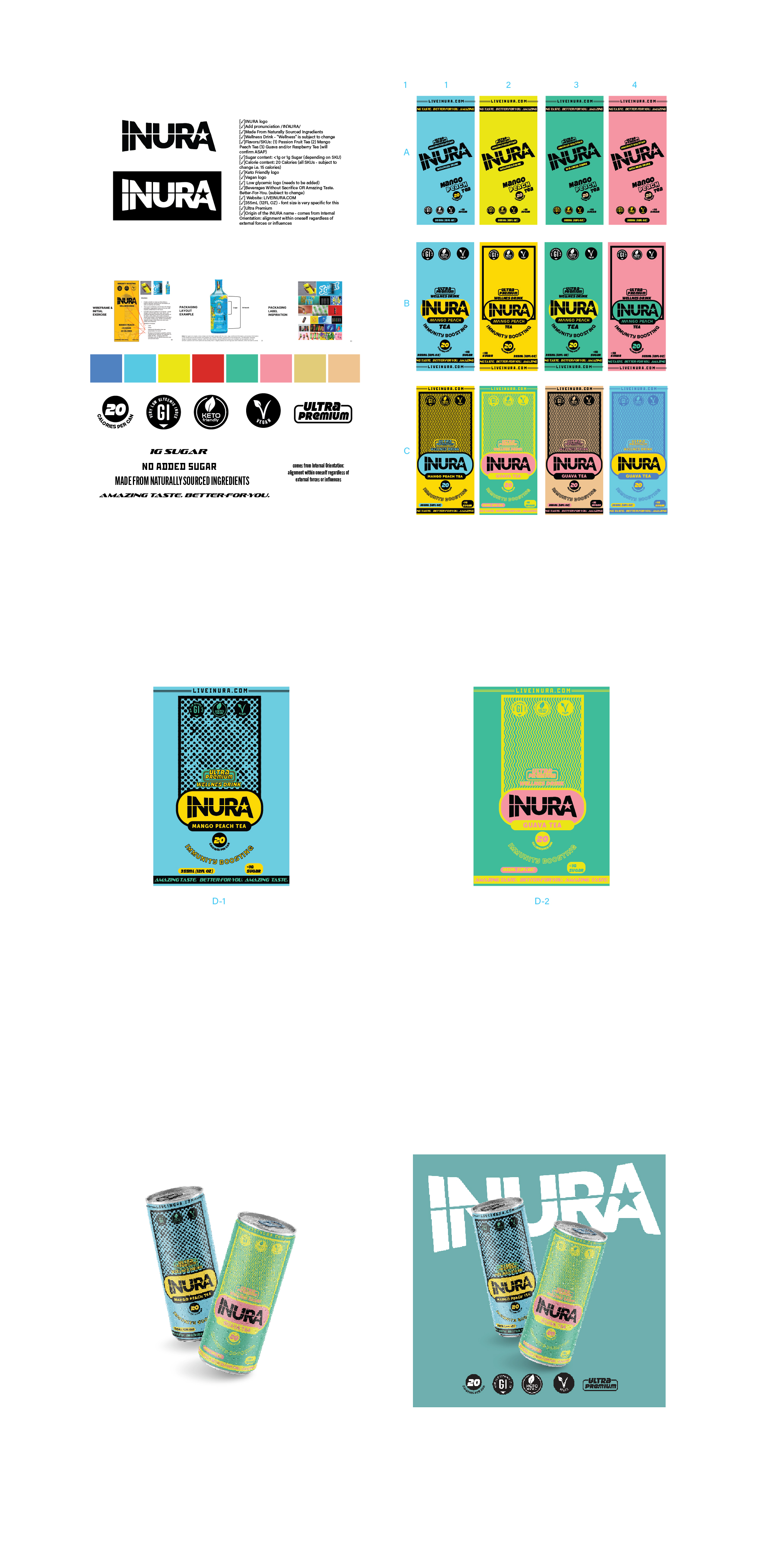 Wellness Drink Label, Packaging Exploration, hero image
