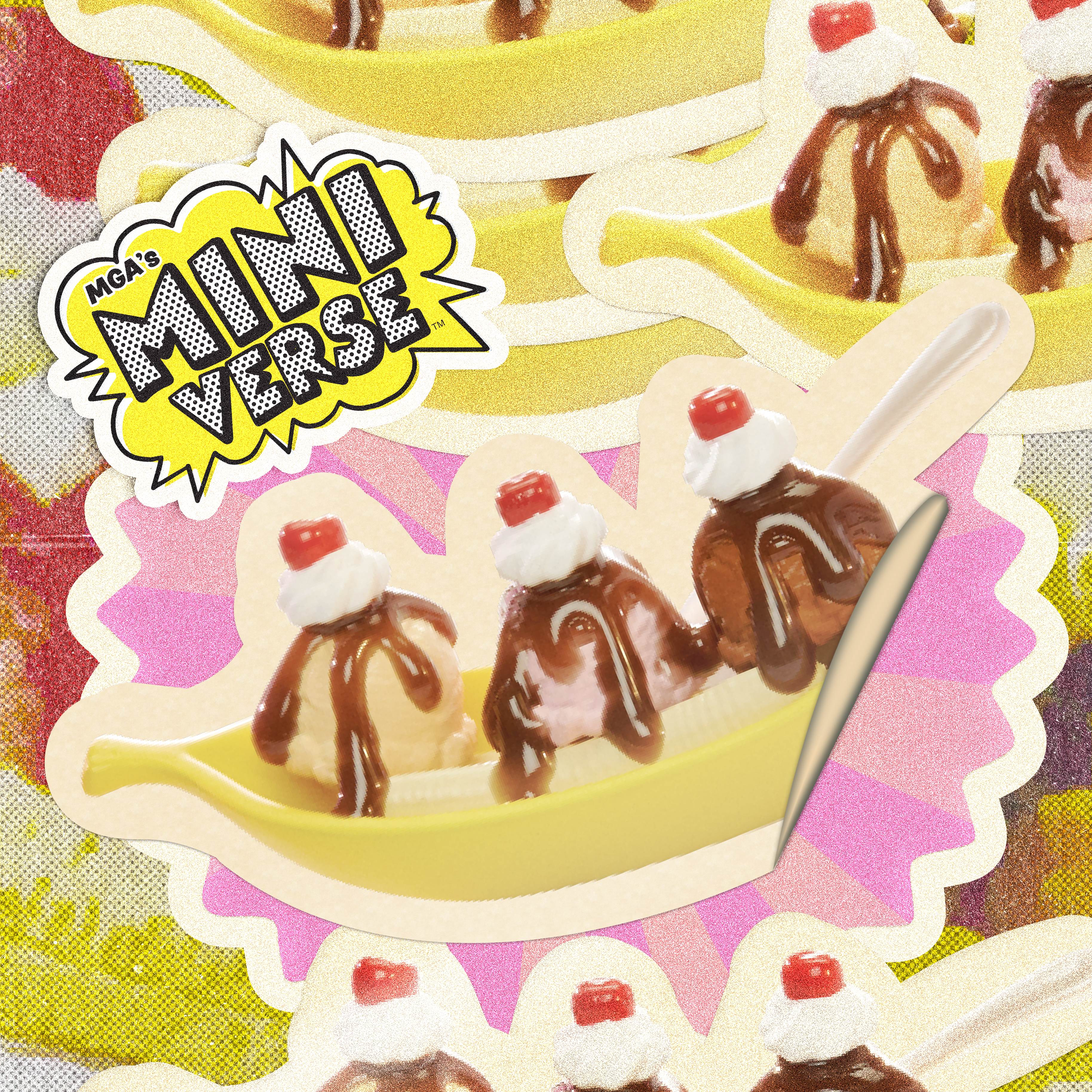 Miniverse | Banana Split Graphic, process image 3 of 3