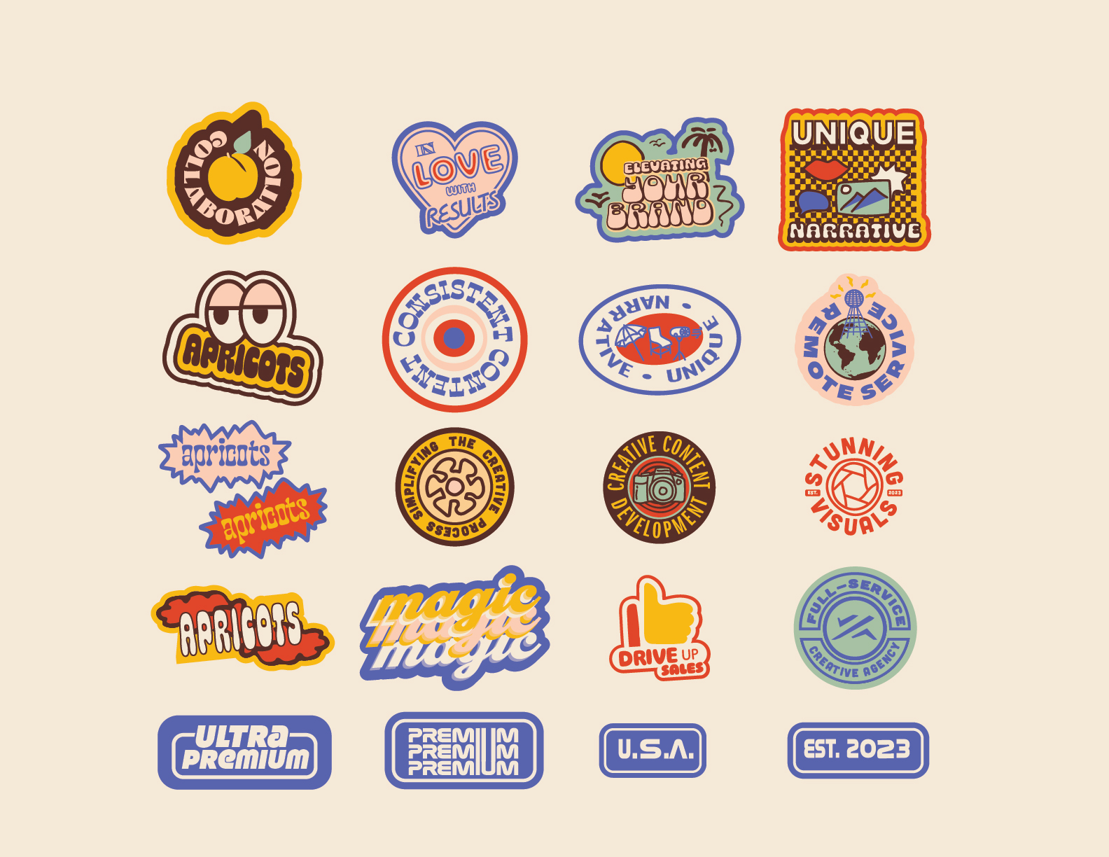 The Apricots Media, Branding, process image 6 of 15