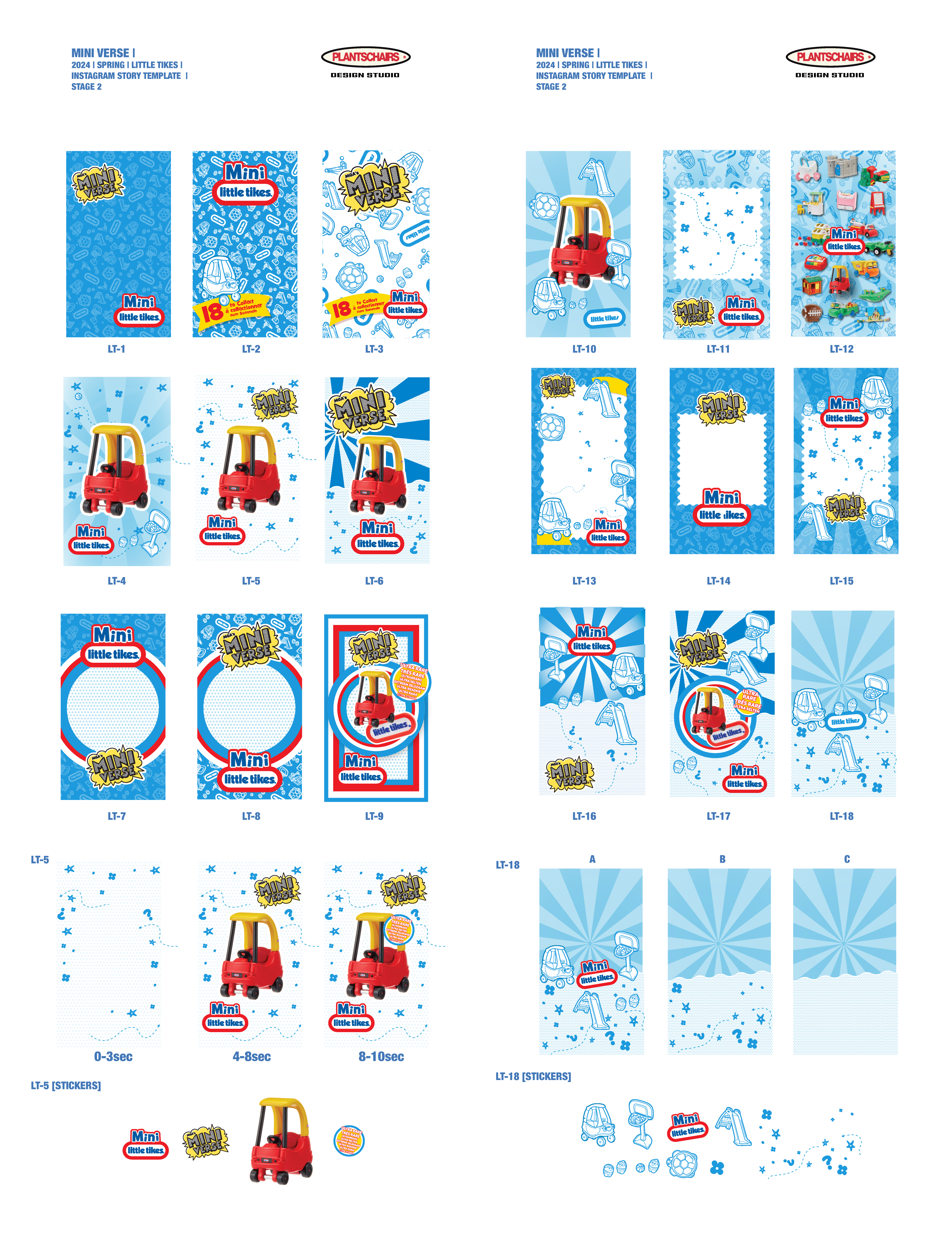 Mini Verse x Little Tikes | Social Media Animations, process image 1 of 2