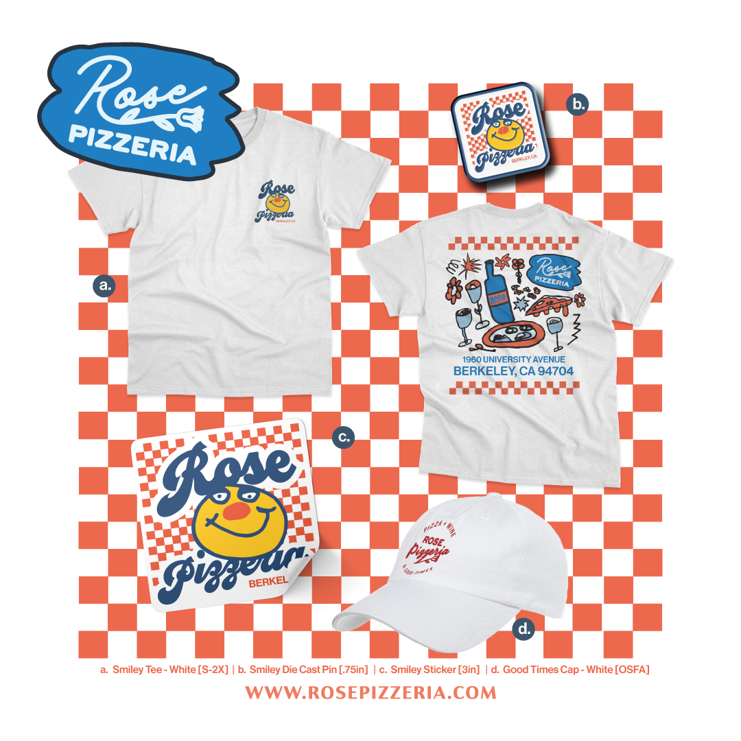 Rose Pizzeria, Smiley Merchandise, process image 10 of 10