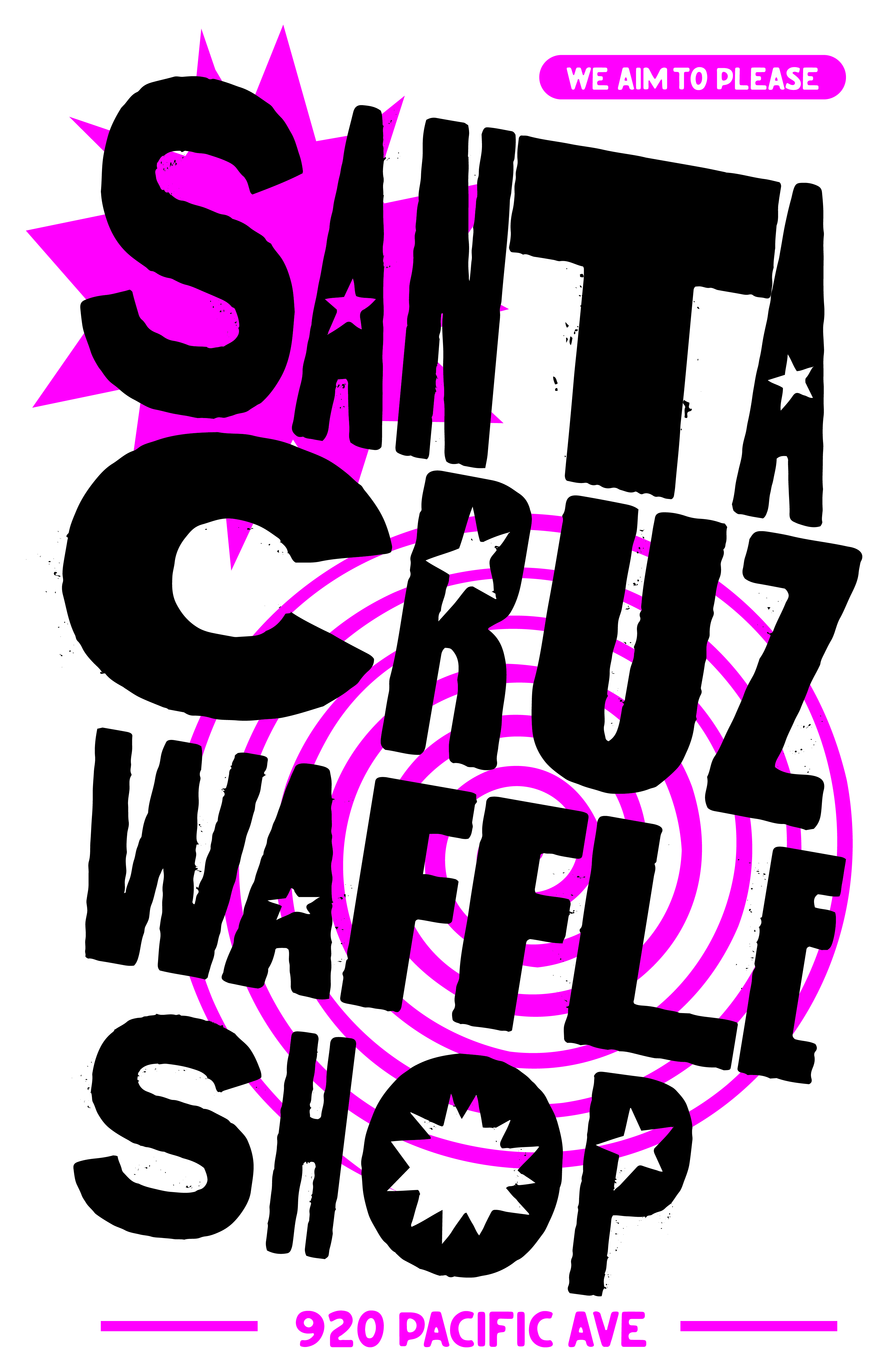 Santa Cruz Waffle Shop, Brand Identity, hero image