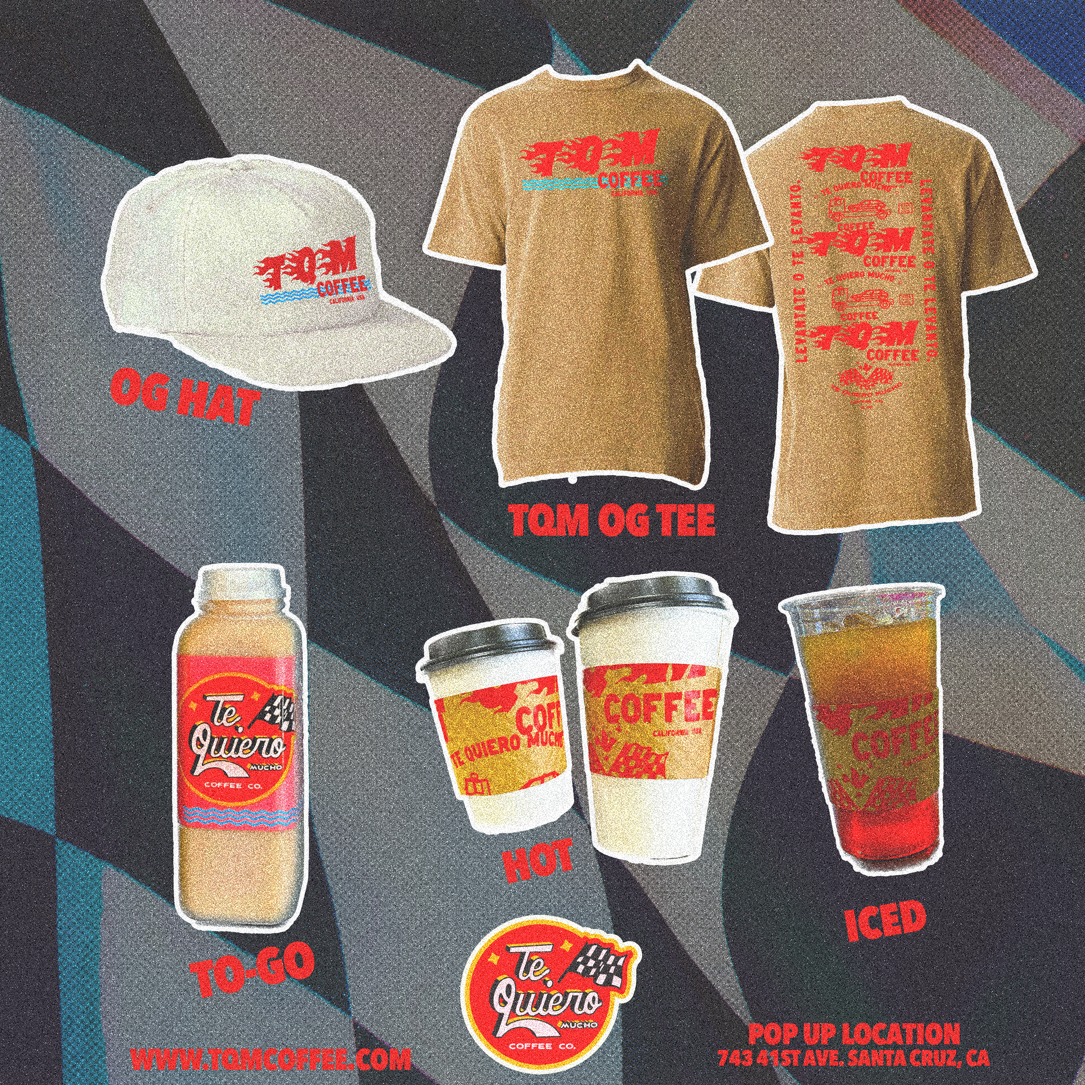 TQM Coffee | Pop up Capsule Collection, hero image