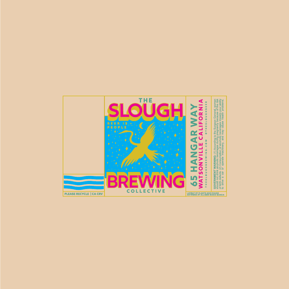 16floz Universal Labels, The Slough Brewing Collective, process image 1 of 18
