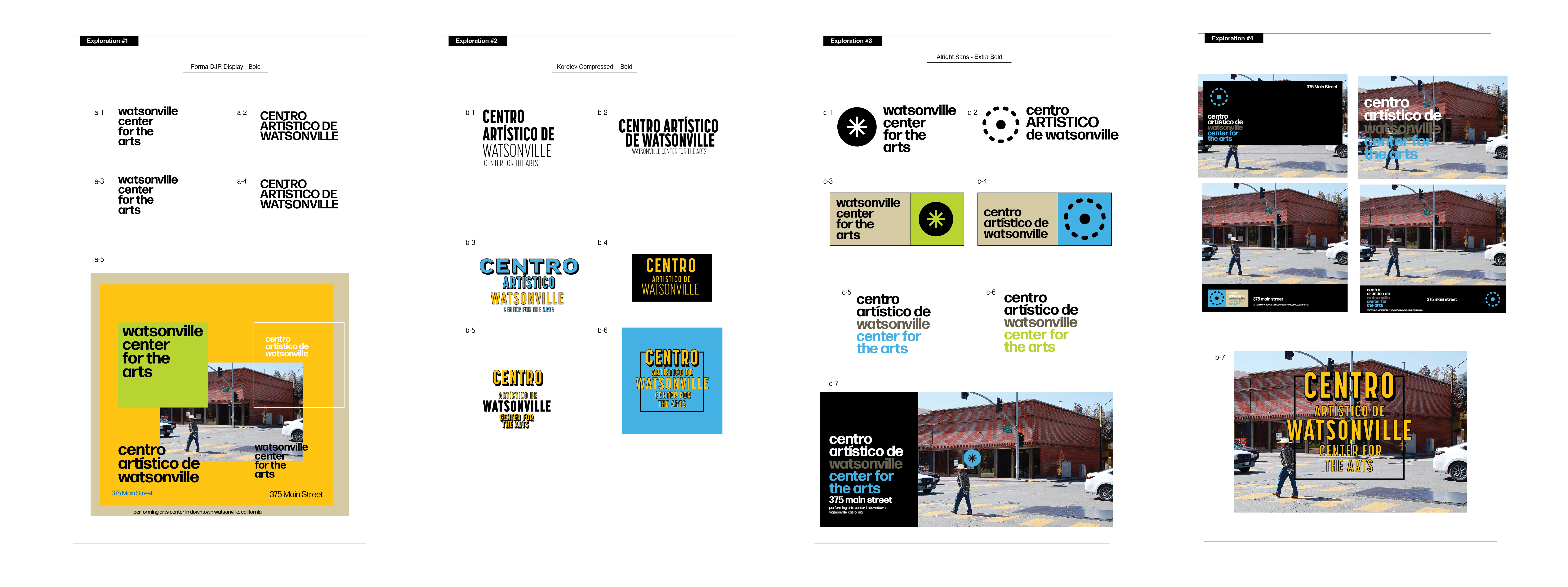 Centro Artístico De Watsonville, Logo, process image 3 of 8