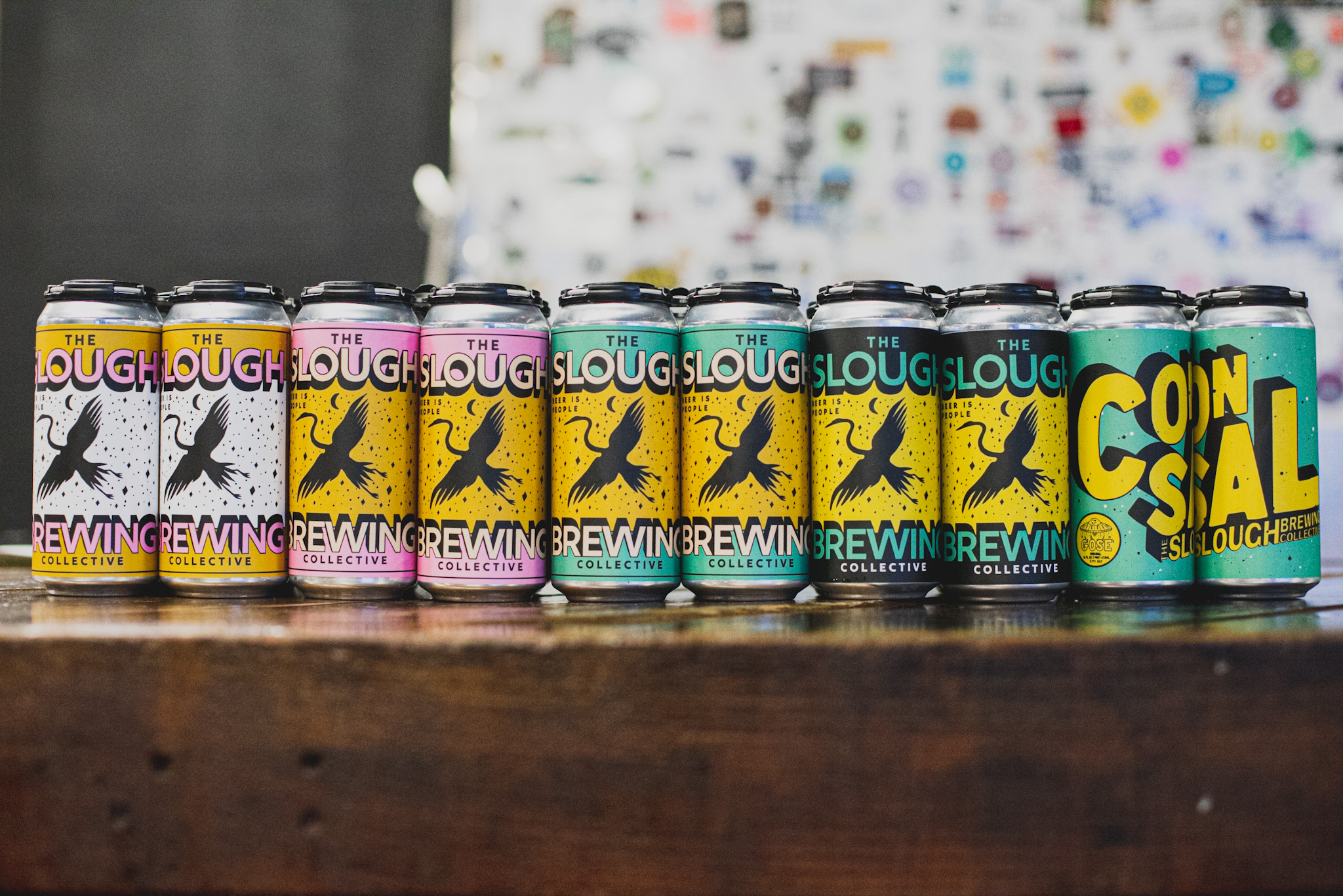 16floz Universal Labels, The Slough Brewing Collective, process image 10 of 18