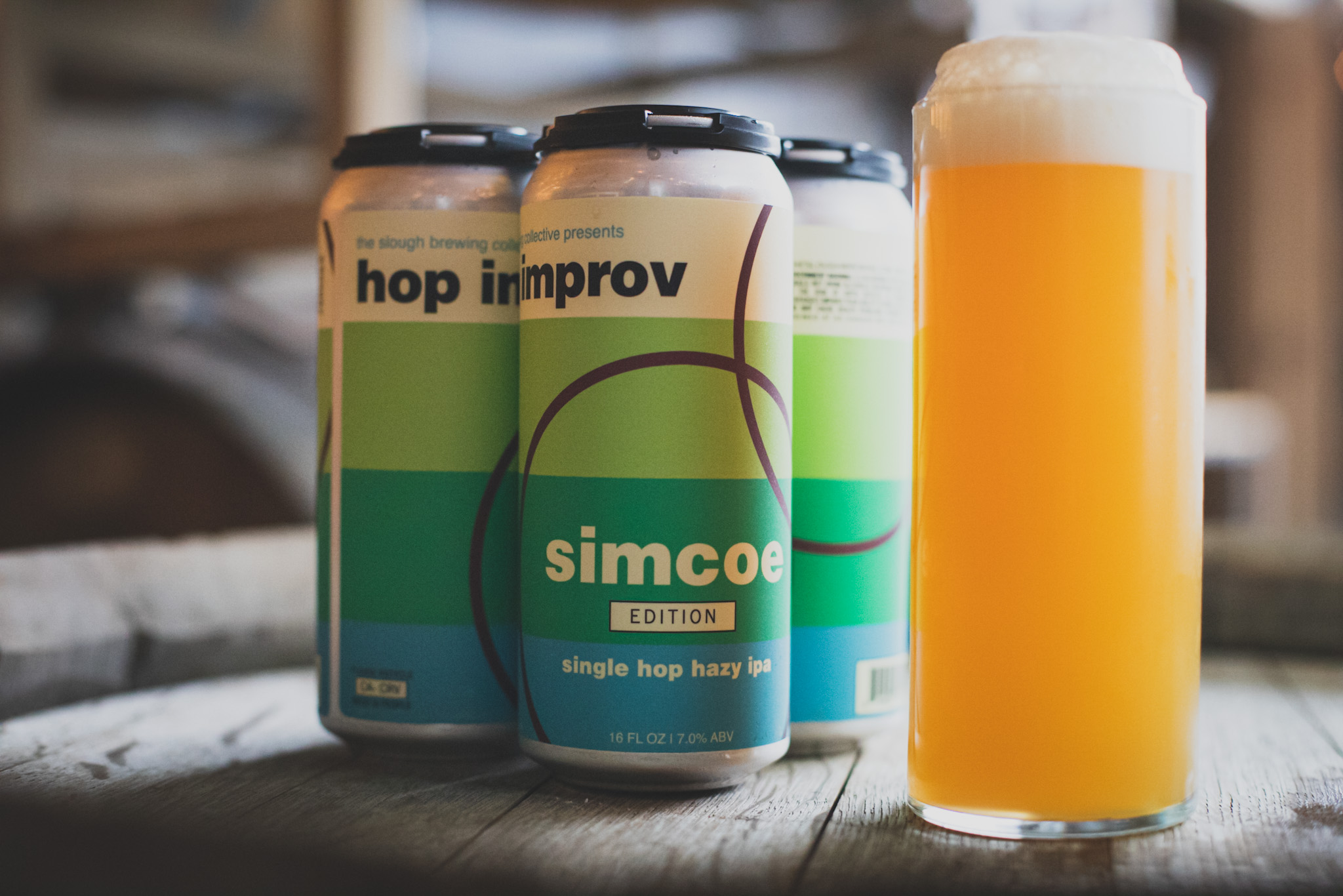 Hop Improv: Simcoe Label, The Slough, process image 13 of 15
