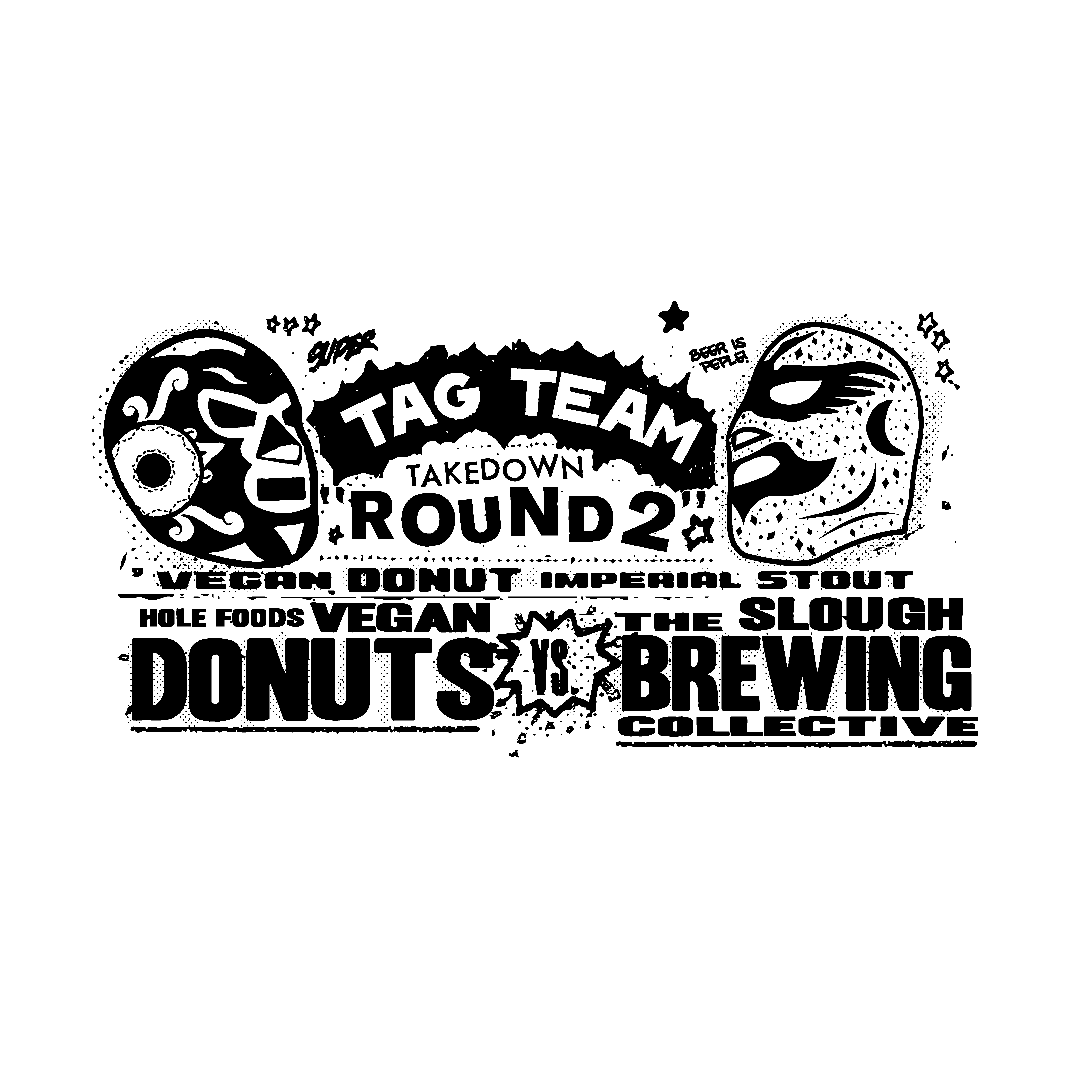 Tag Team Takedown: Round 2, Label Design, process image 10 of 13