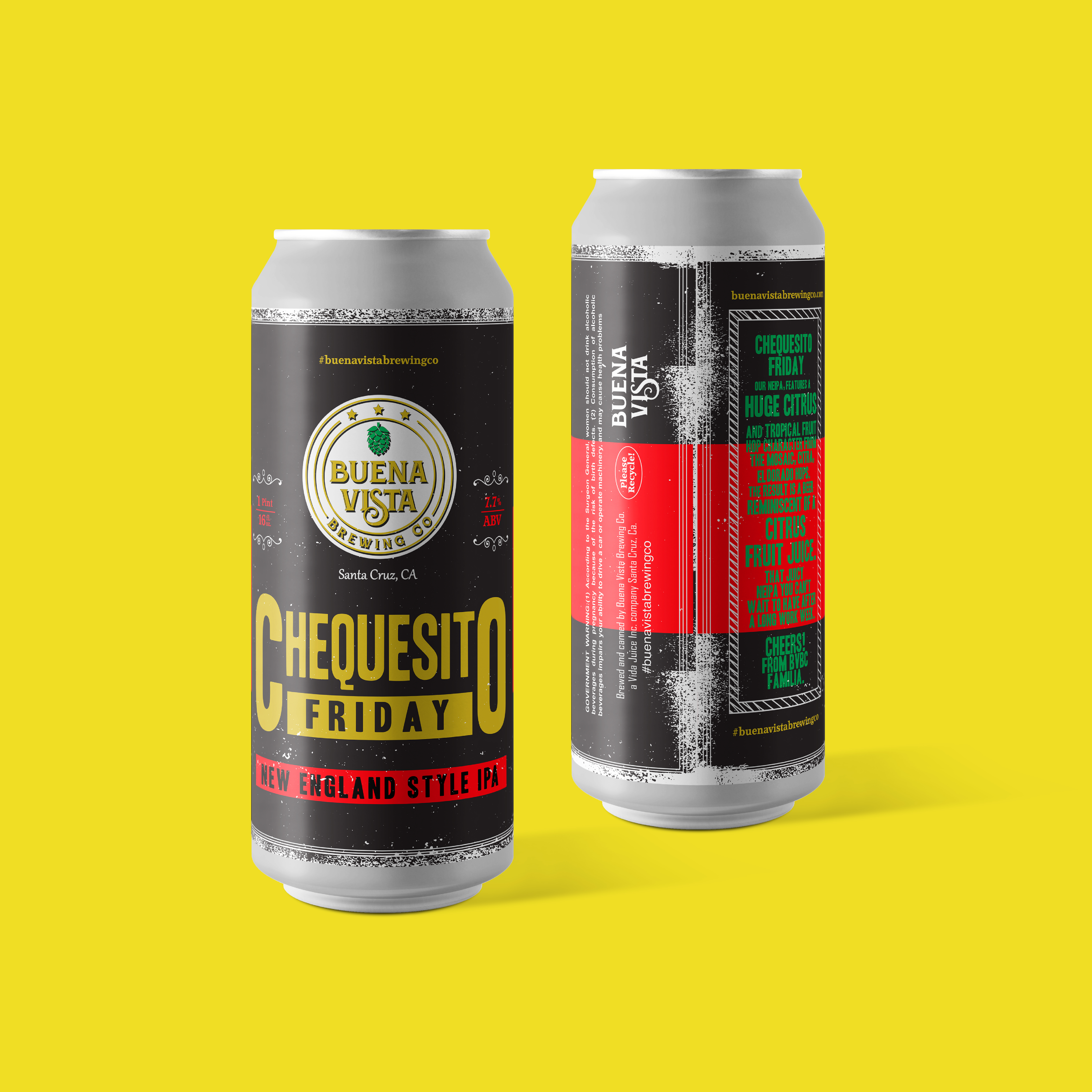 Buena Vista Brewing Co. - Beer Can Labels - 5