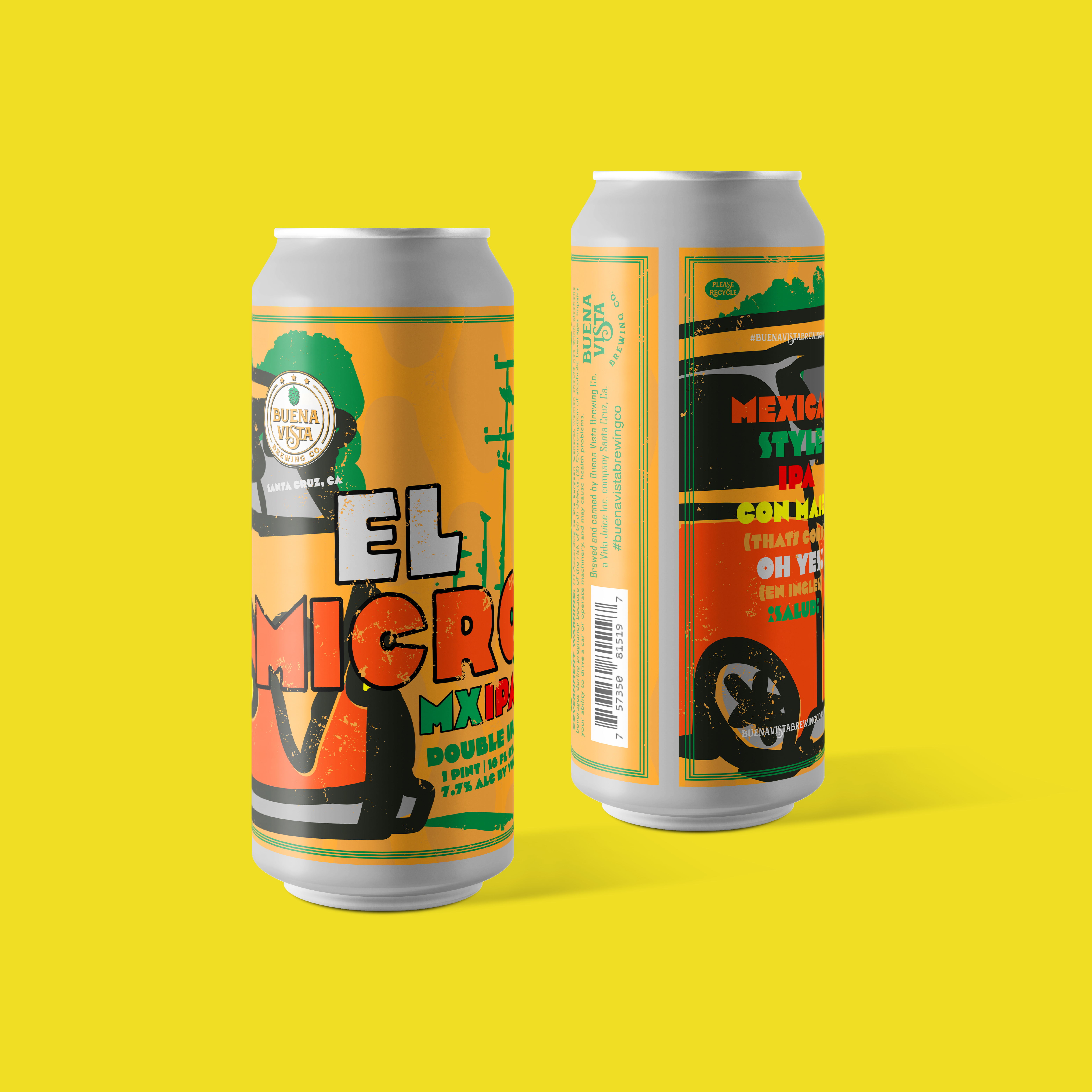 Buena Vista Brewing Co. - Beer Can Labels - 11