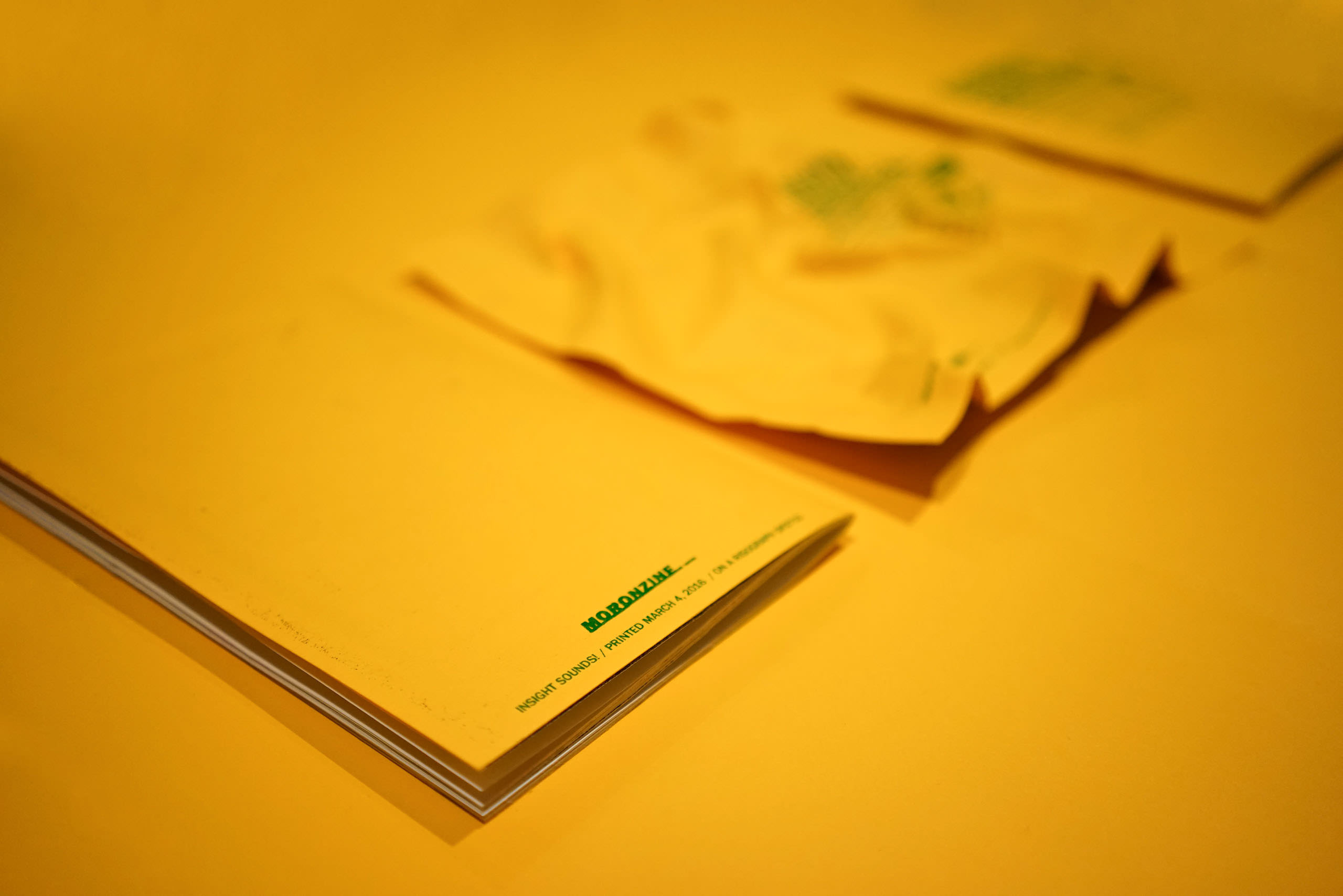 INSIGHT SOUNDS! #0001 Zine, process image 3 of 4