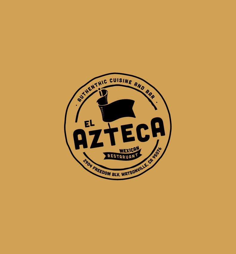 El Azteca Restaurant Logo, process image 8 of 10