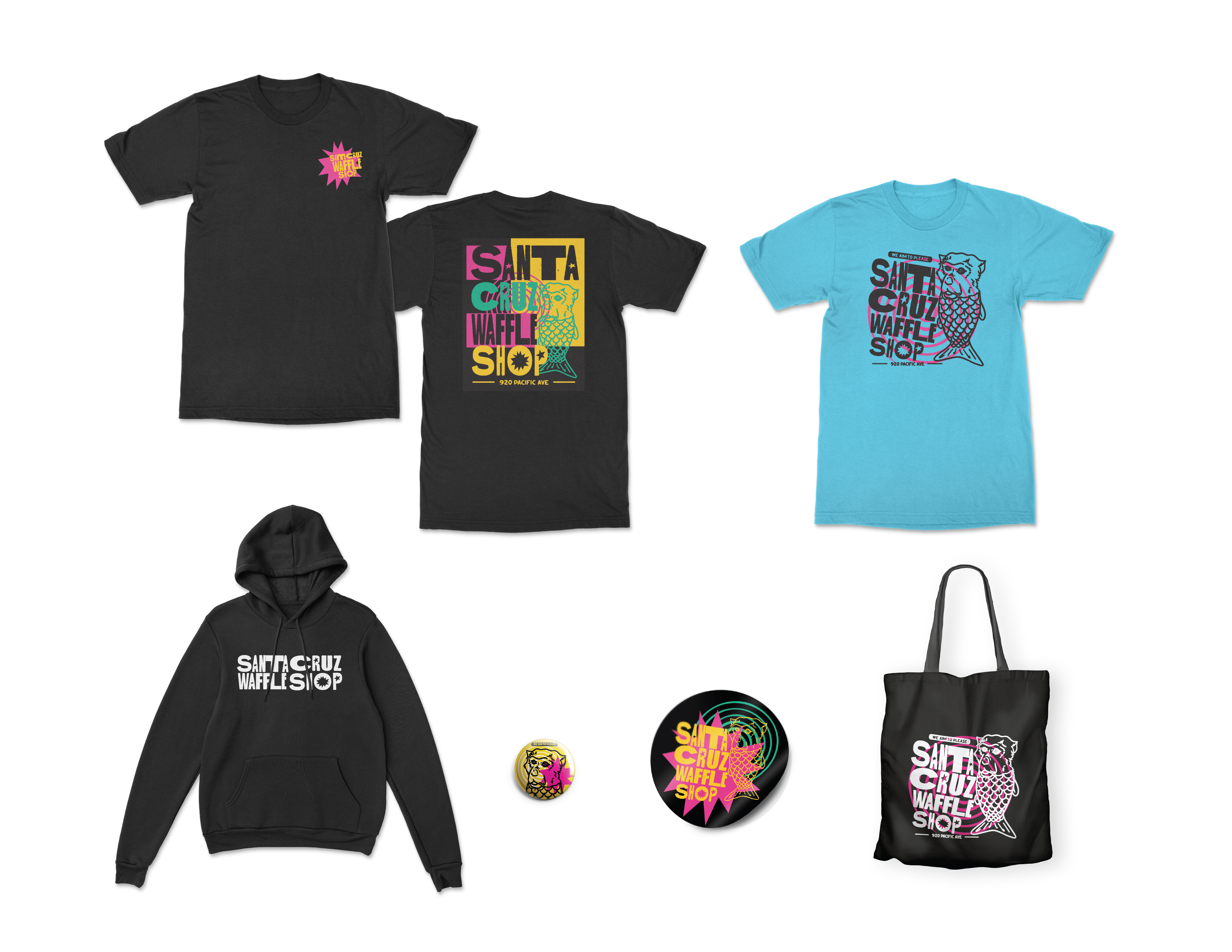 Santa Cruz Waffle Shop, Brand Identity, process image 20 of 35