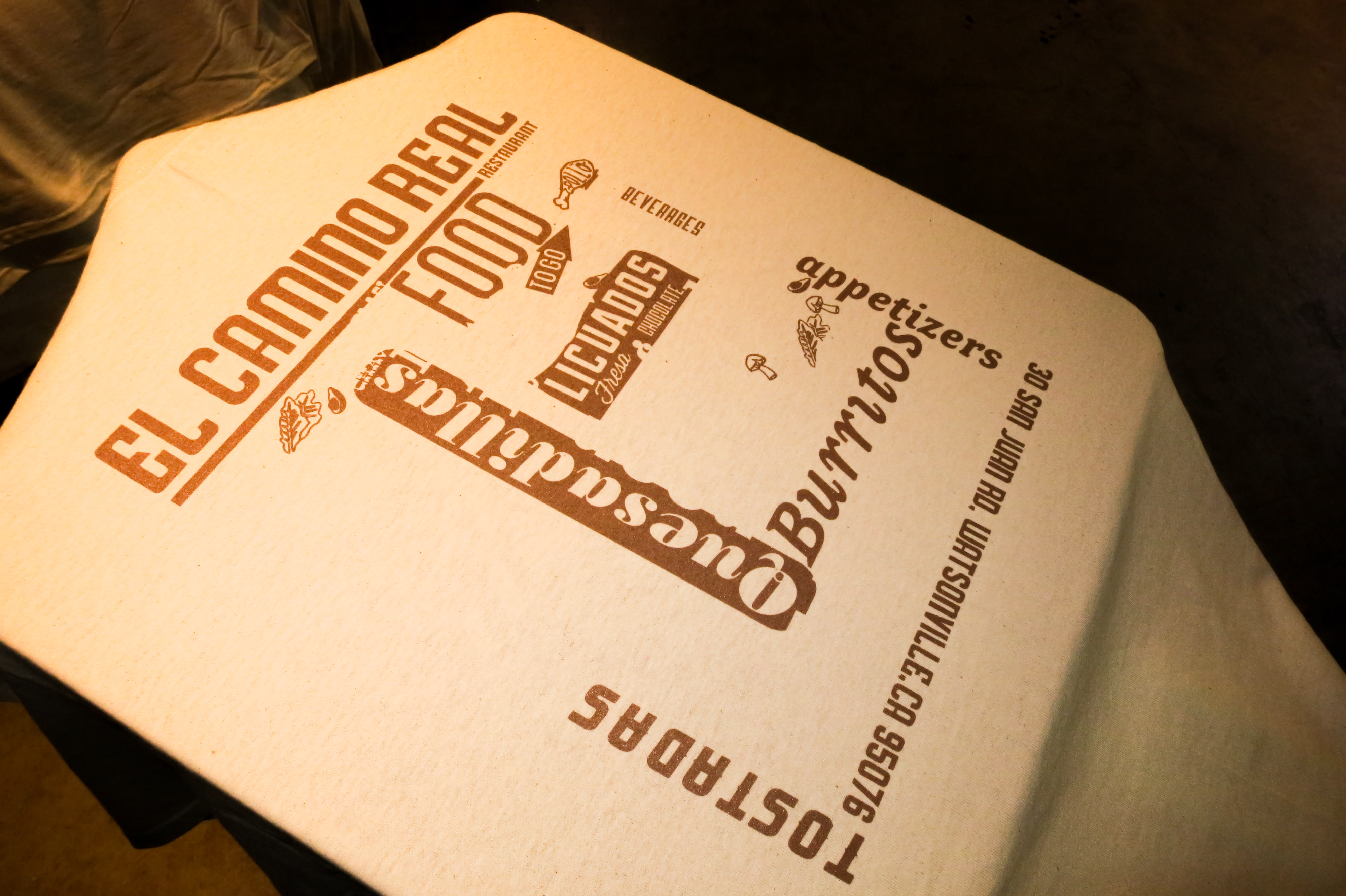 El Camino Real Restaurant / Cowboy T-Shirt, process image 8 of 12