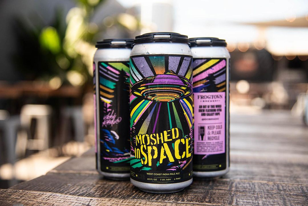 Moshed In Space | Frog Town Brewery X Idobi Radio Label, hero image