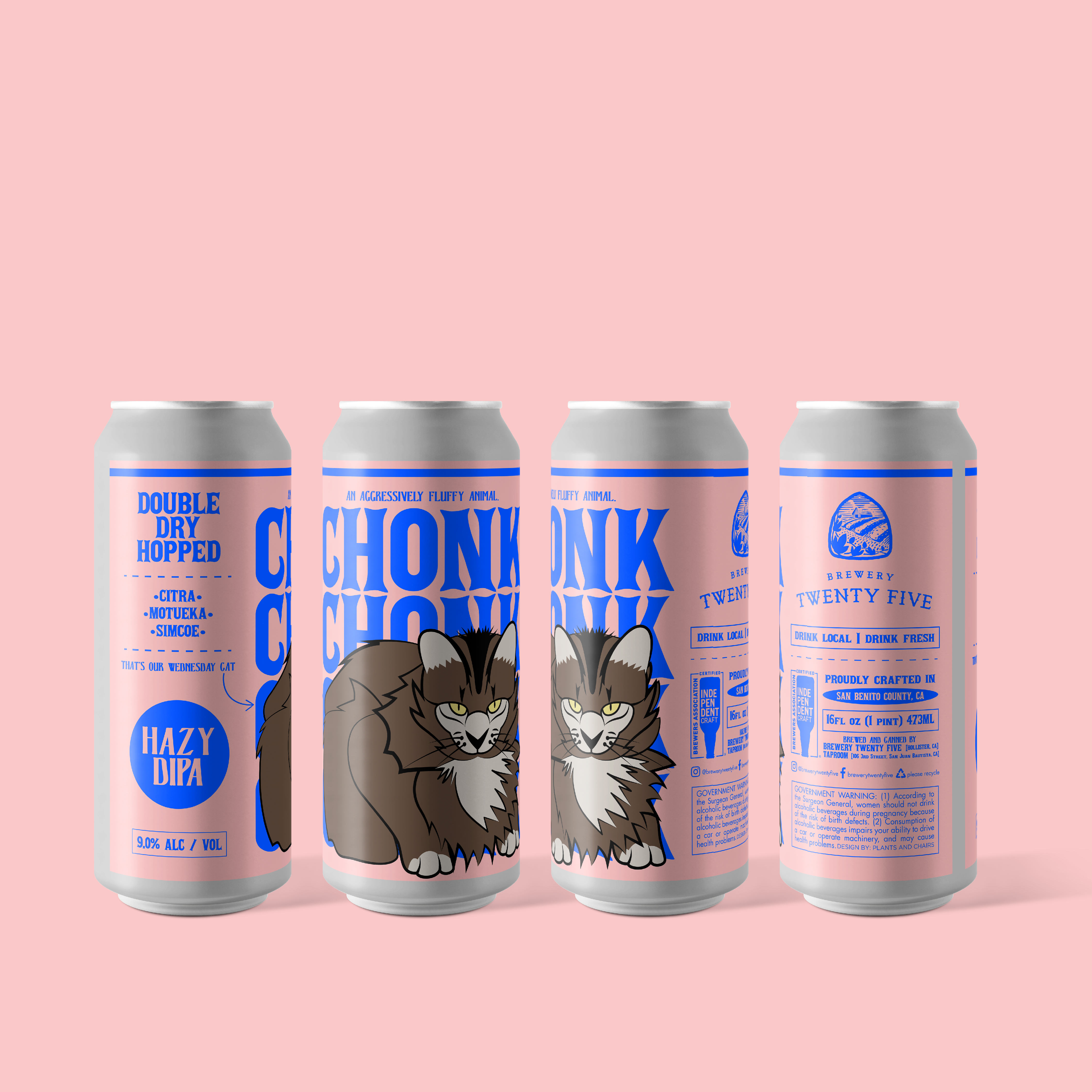 Brewery Twenty Five - Chonk Hazy DIPA Label - 8