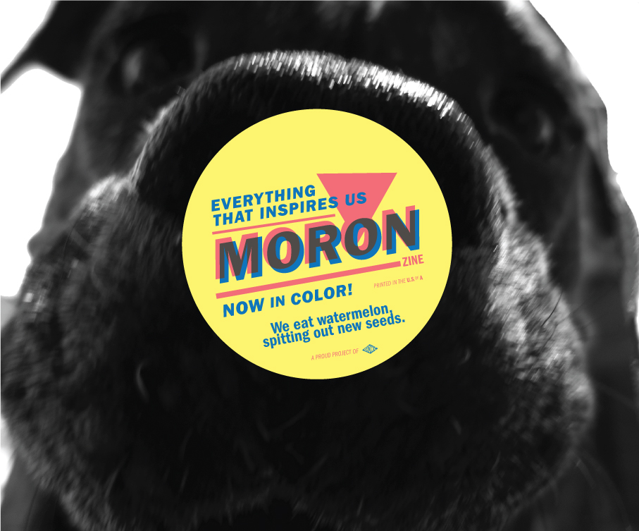 Moronzine Logo, process image 1 of 7