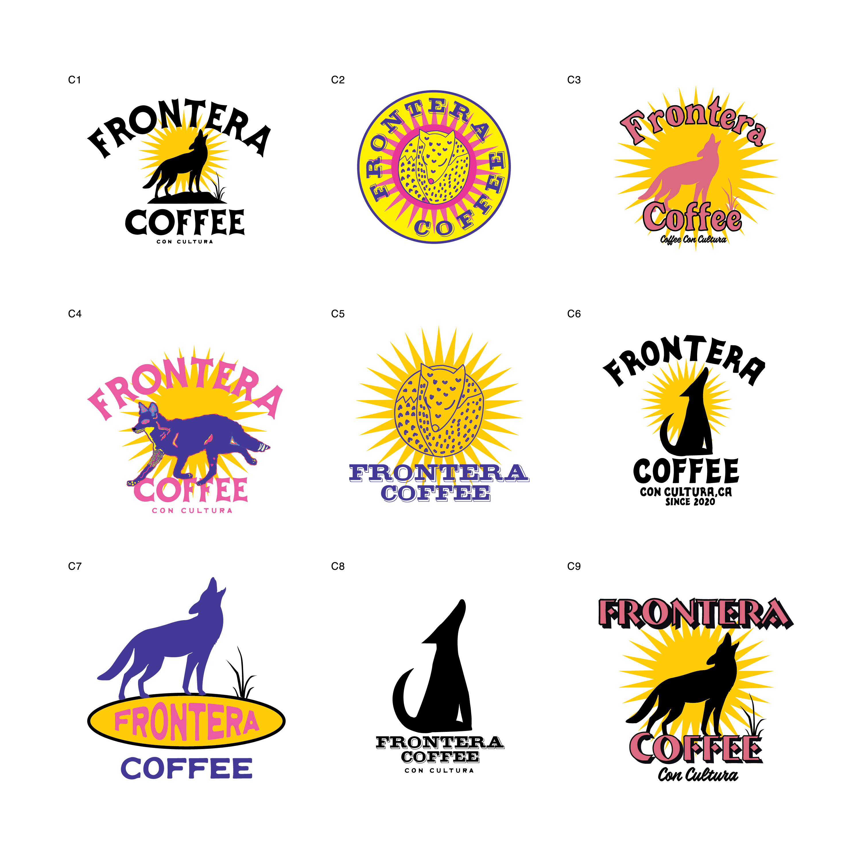 Frontera Coffee, Packaging and Identity, hero image