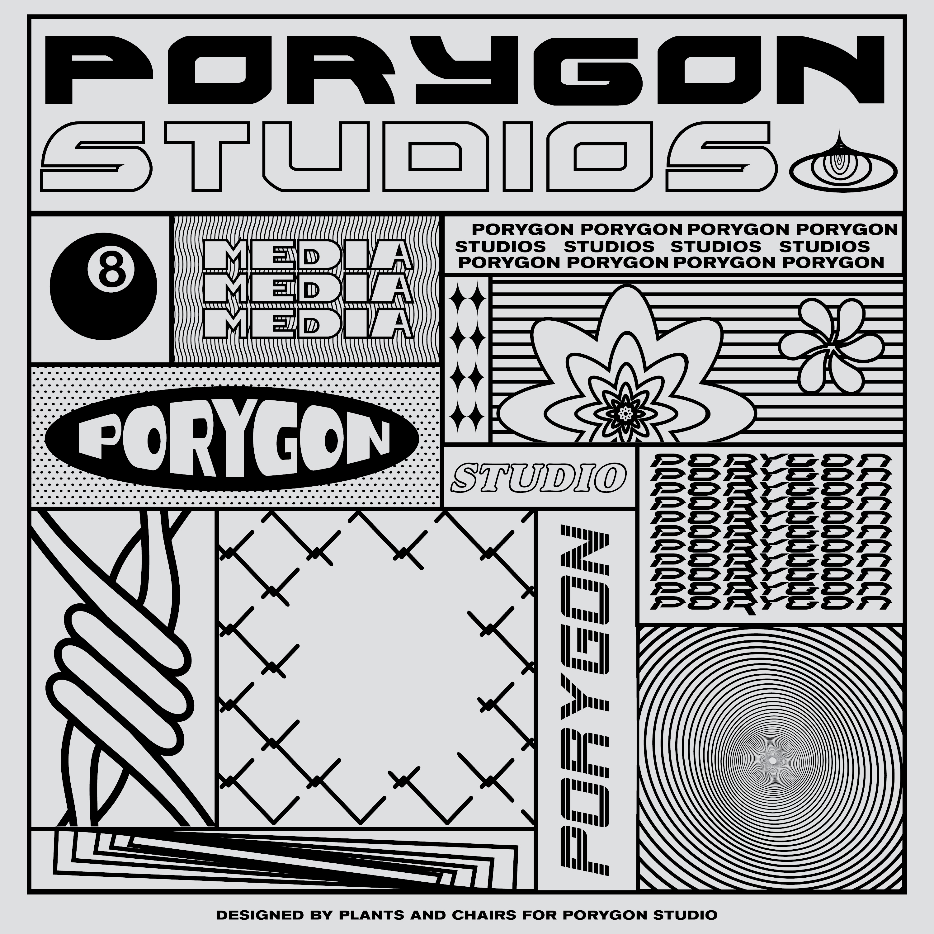 Porygon Studios | Grid T-Shirt, hero image