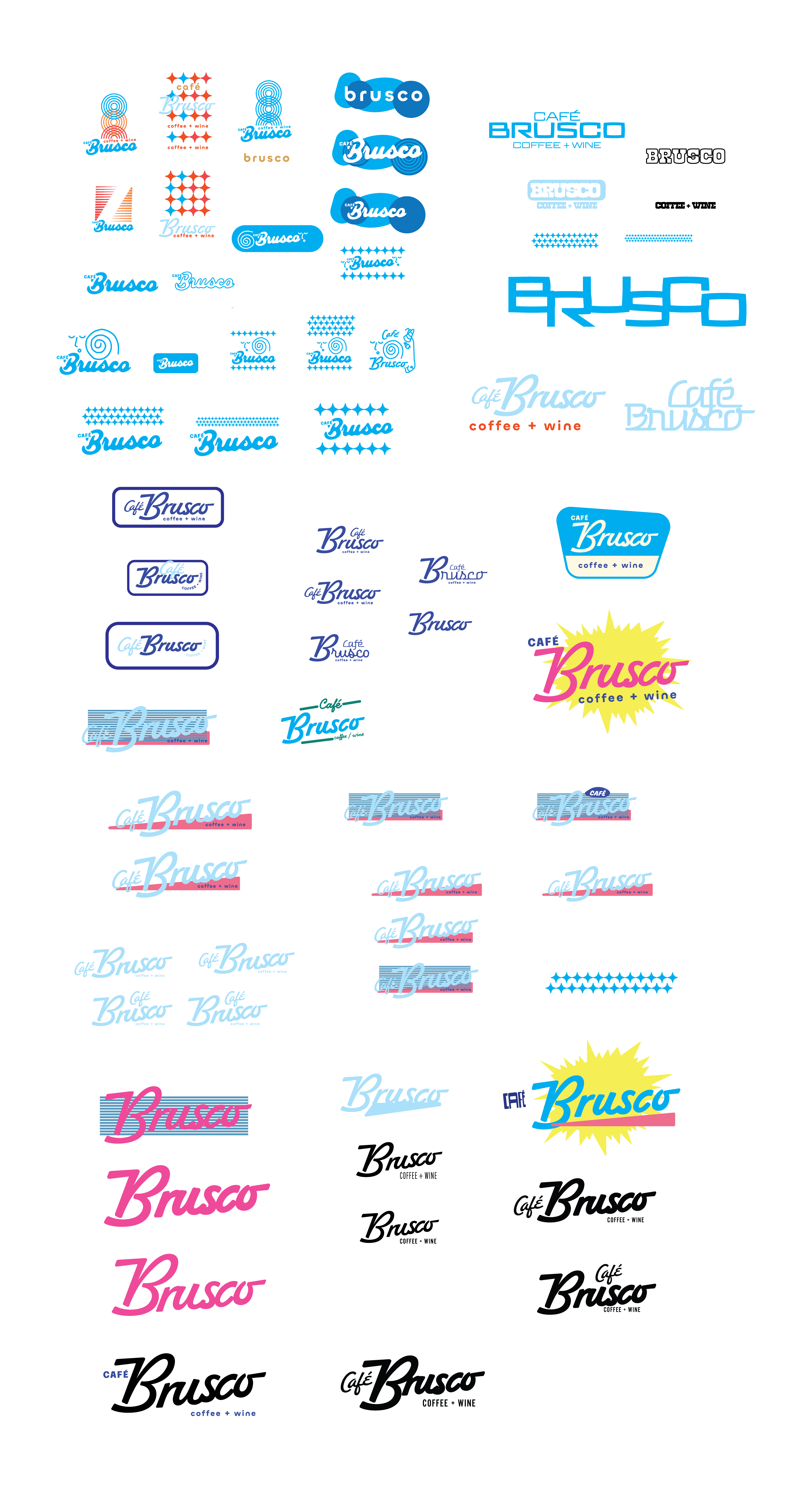 Café Brusco | Branding, Merchandise, Web, Menu, process image 2 of 24