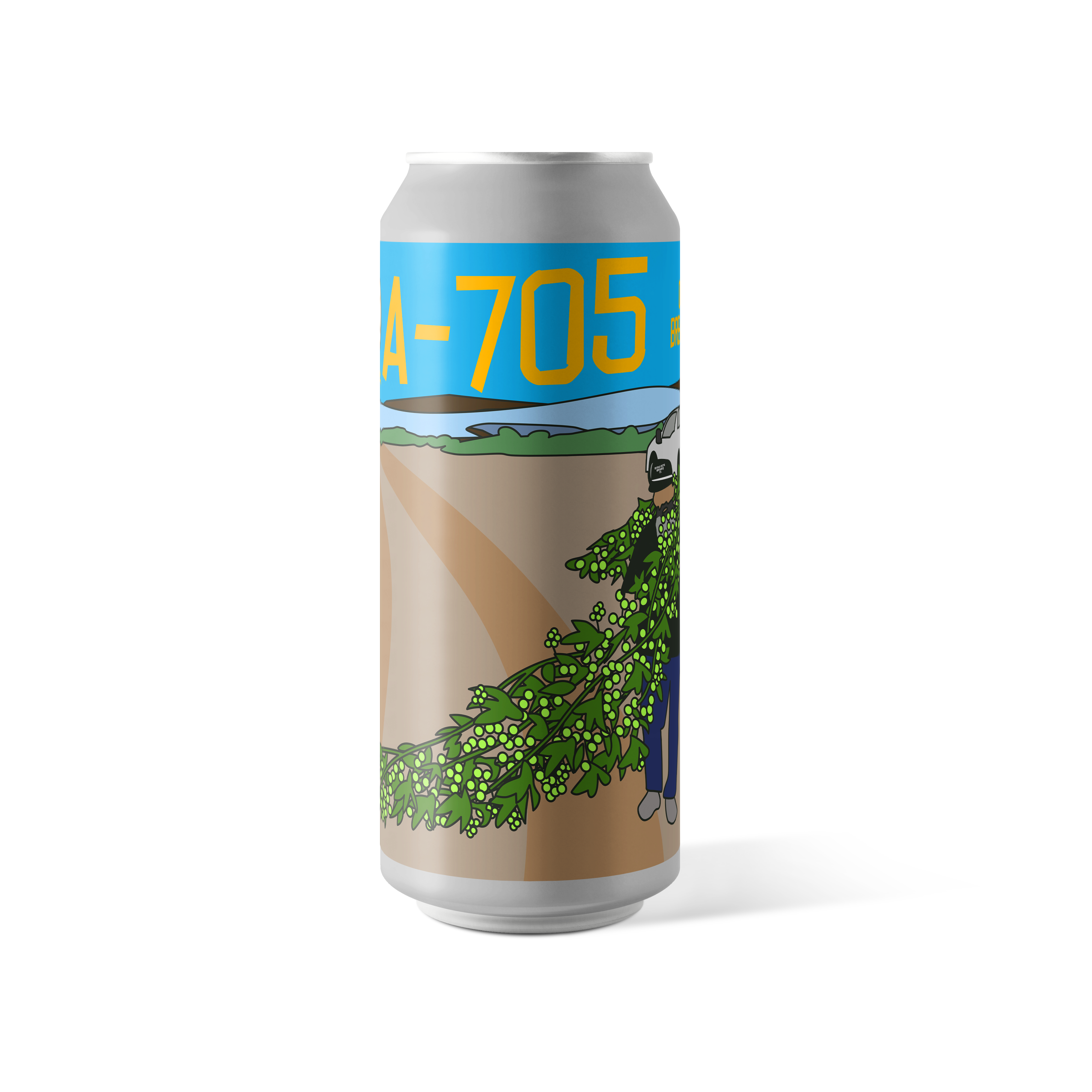 A- 705, 16oz label, process image 3 of 6