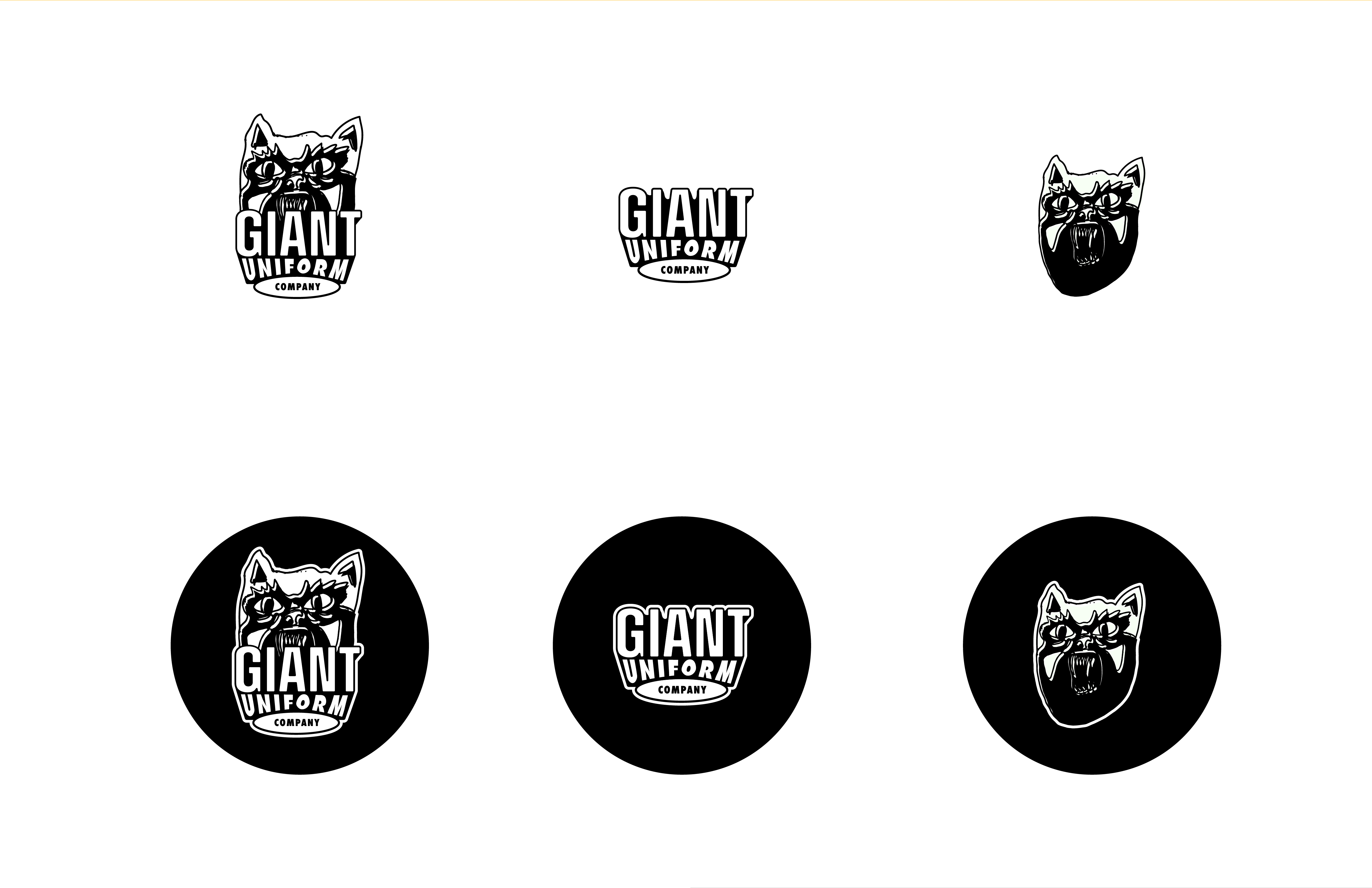 Giant Uniform Company | Logo Exploration, process image 2 of 8