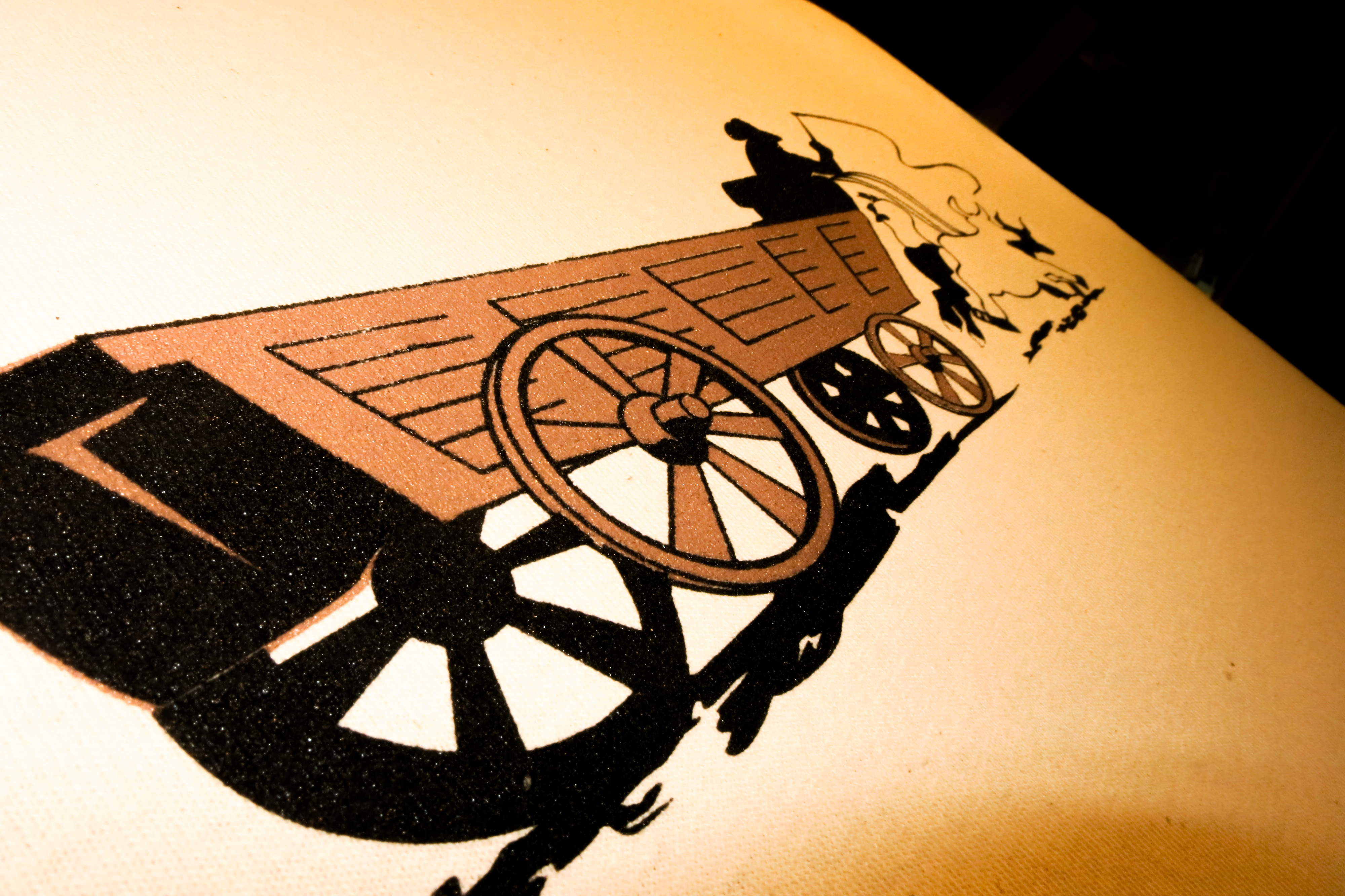 El Camino Real Restaurant / Cowboy T-Shirt, process image 2 of 12