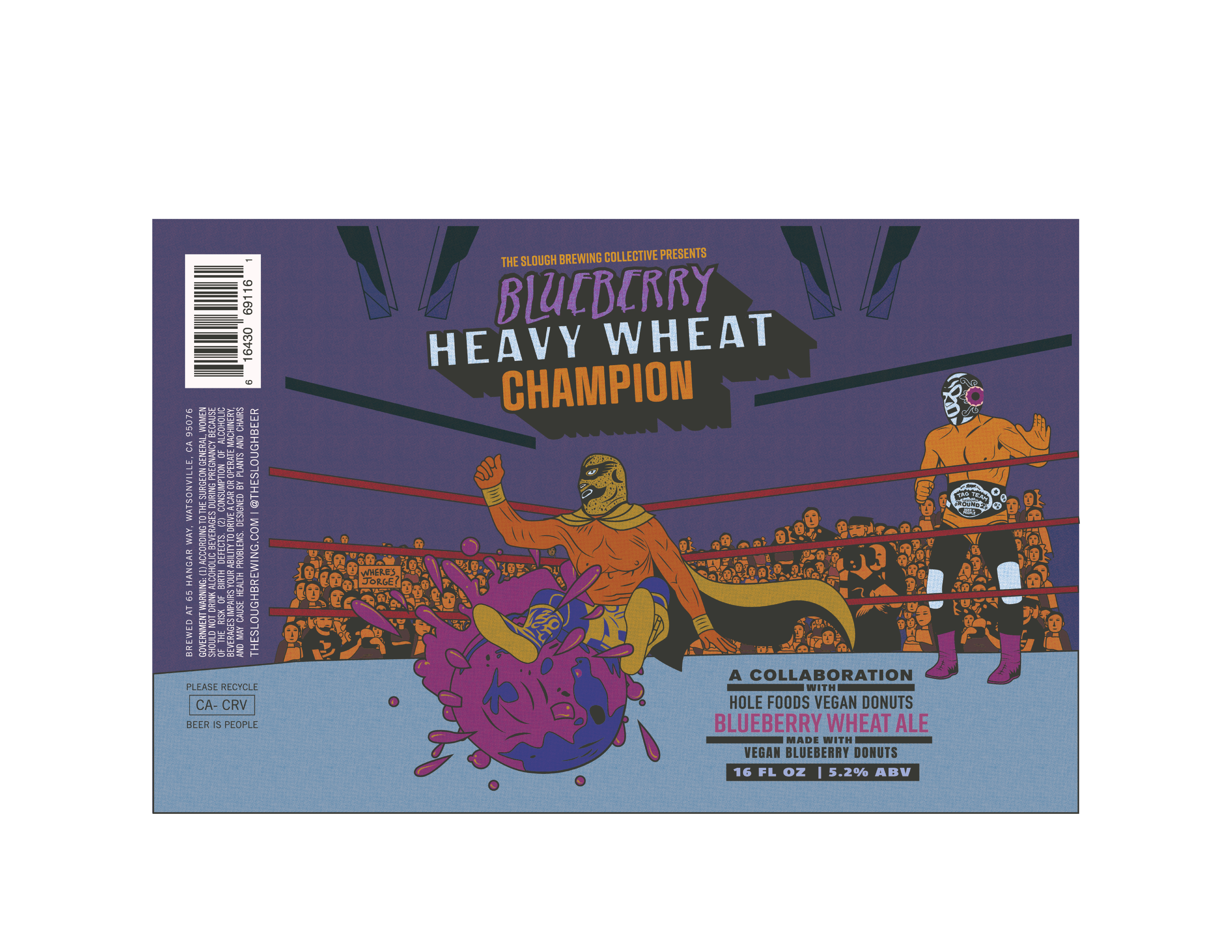 Blueberry Wheat Champion, Hole Foods Vegan Donuts, process image 10 of 10