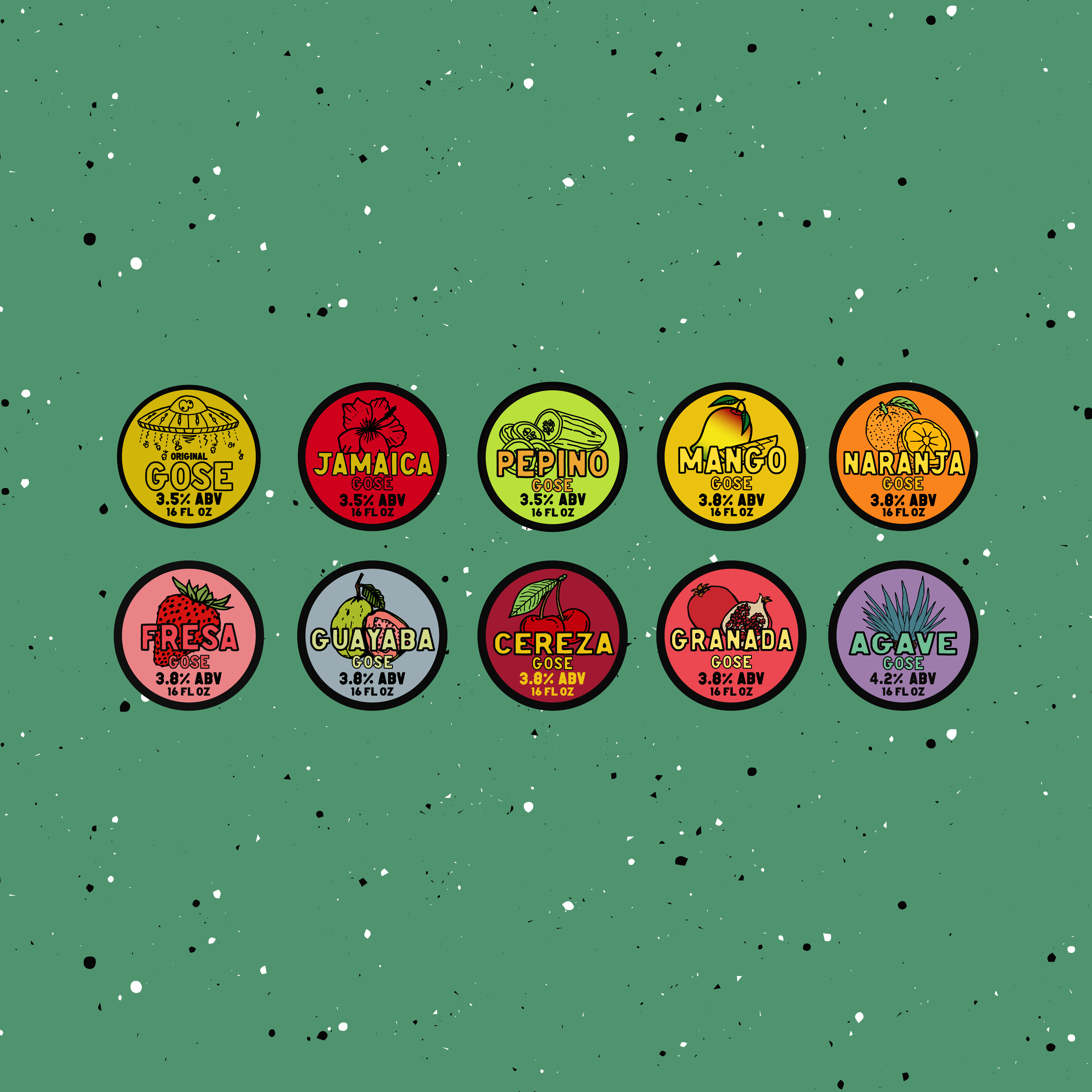 Con Sal Gose Flavor Stickers, The Slough, process image 5 of 6