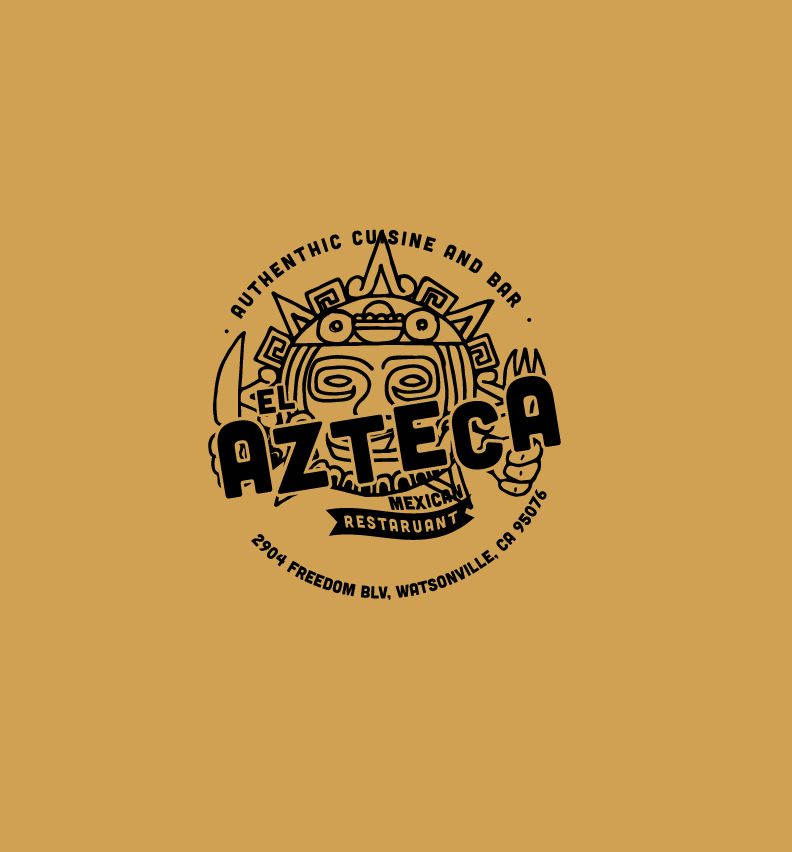 El Azteca Restaurant Logo, process image 6 of 10