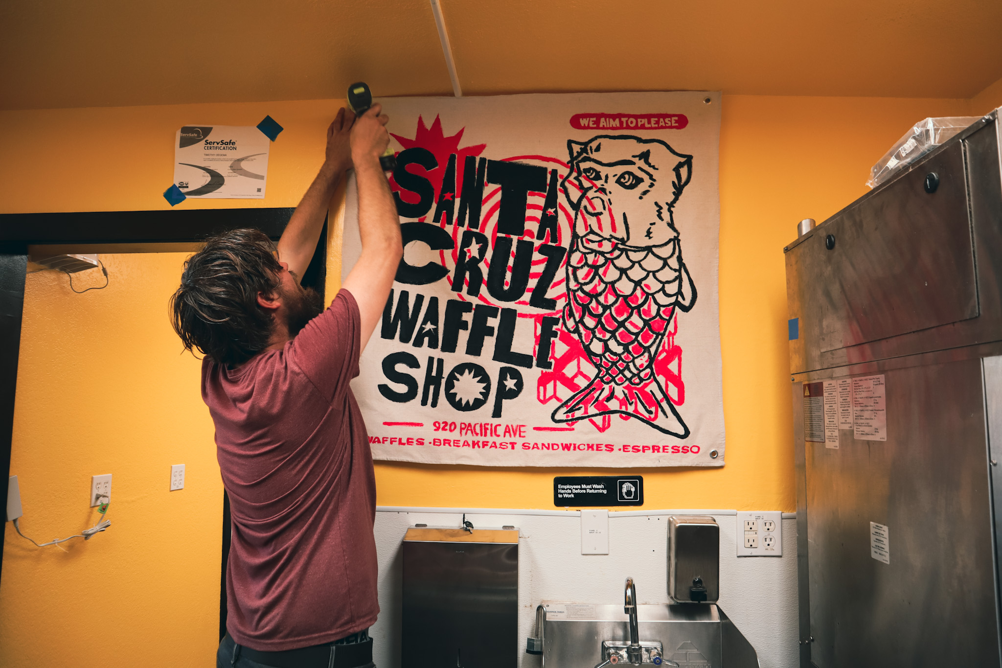 Santa Cruz Waffle Shop, Brand Identity, process image 14 of 35