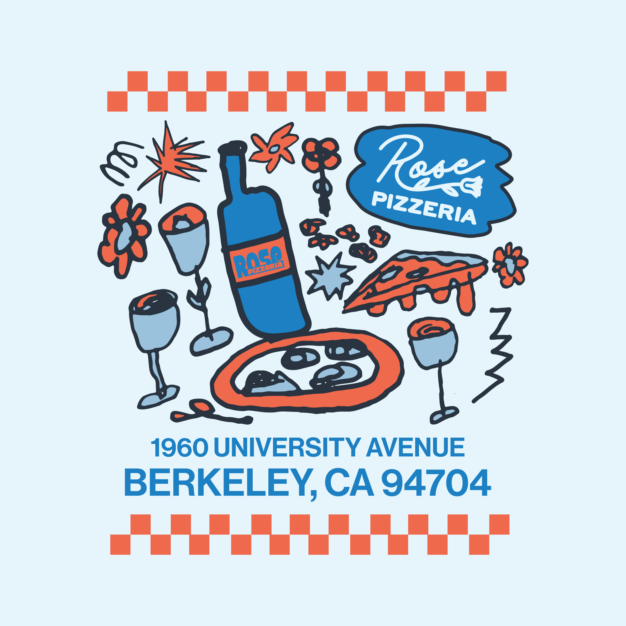 Rose Pizzeria, Smiley Merchandise, process image 4 of 10