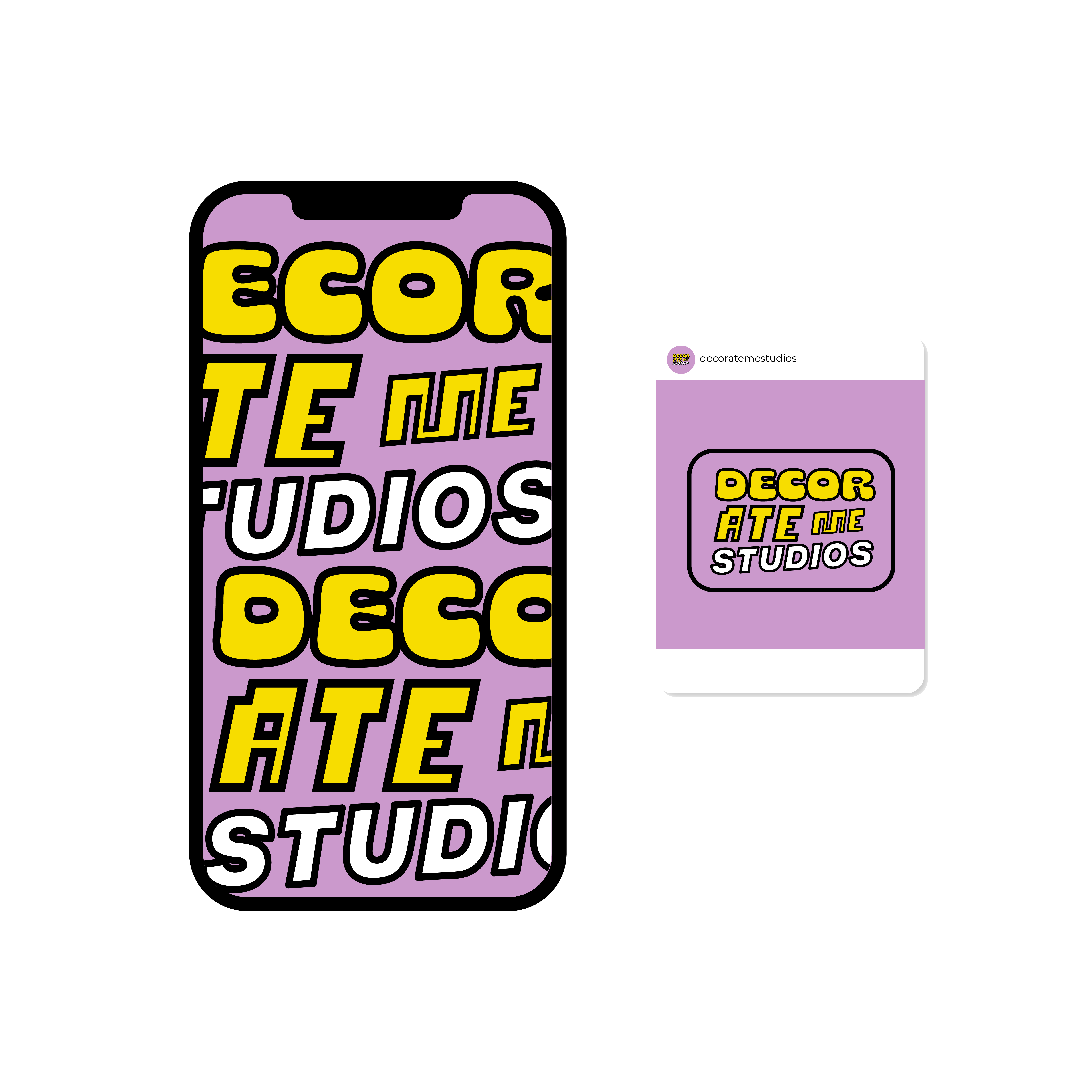Decor Ate Me Studios, Logo, process image 4 of 23