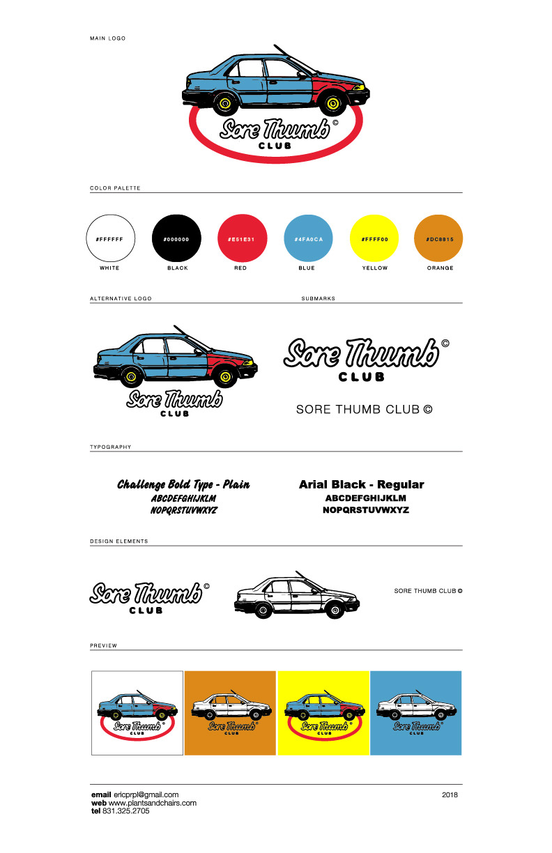 Sore Thumb Club Logo, hero image