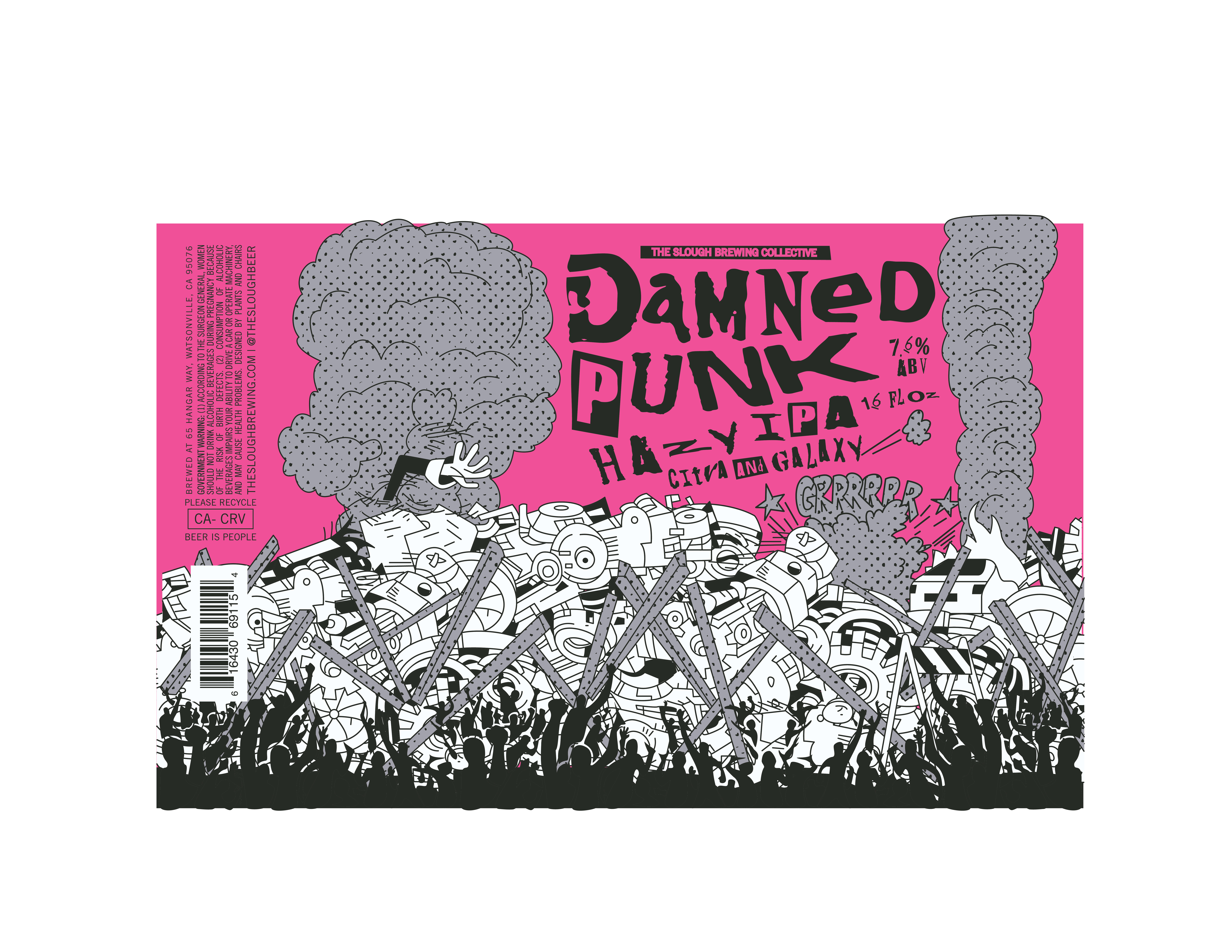 Damned Punk, The Slough Brewing Collective, hero image