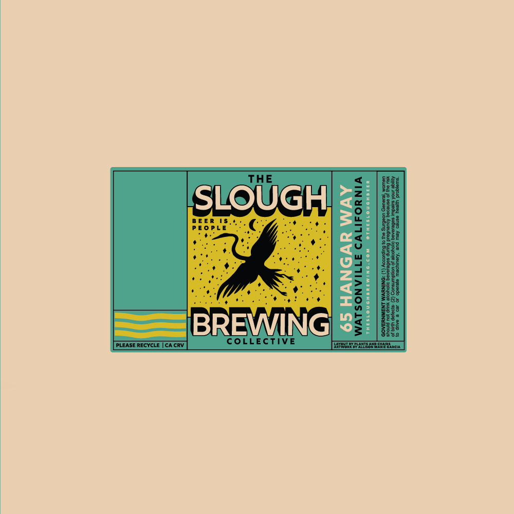 16floz Universal Labels, The Slough Brewing Collective, process image 5 of 18