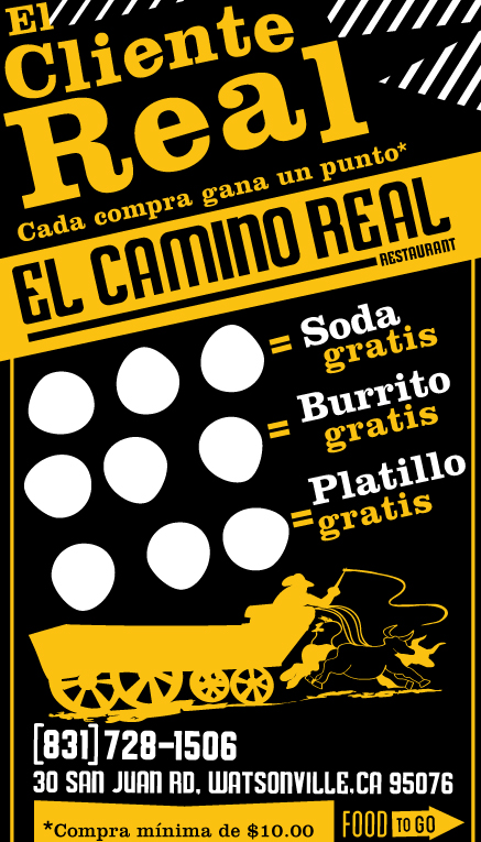 El Camino Real Restaurant  / Loyalty Program, process image 6 of 8