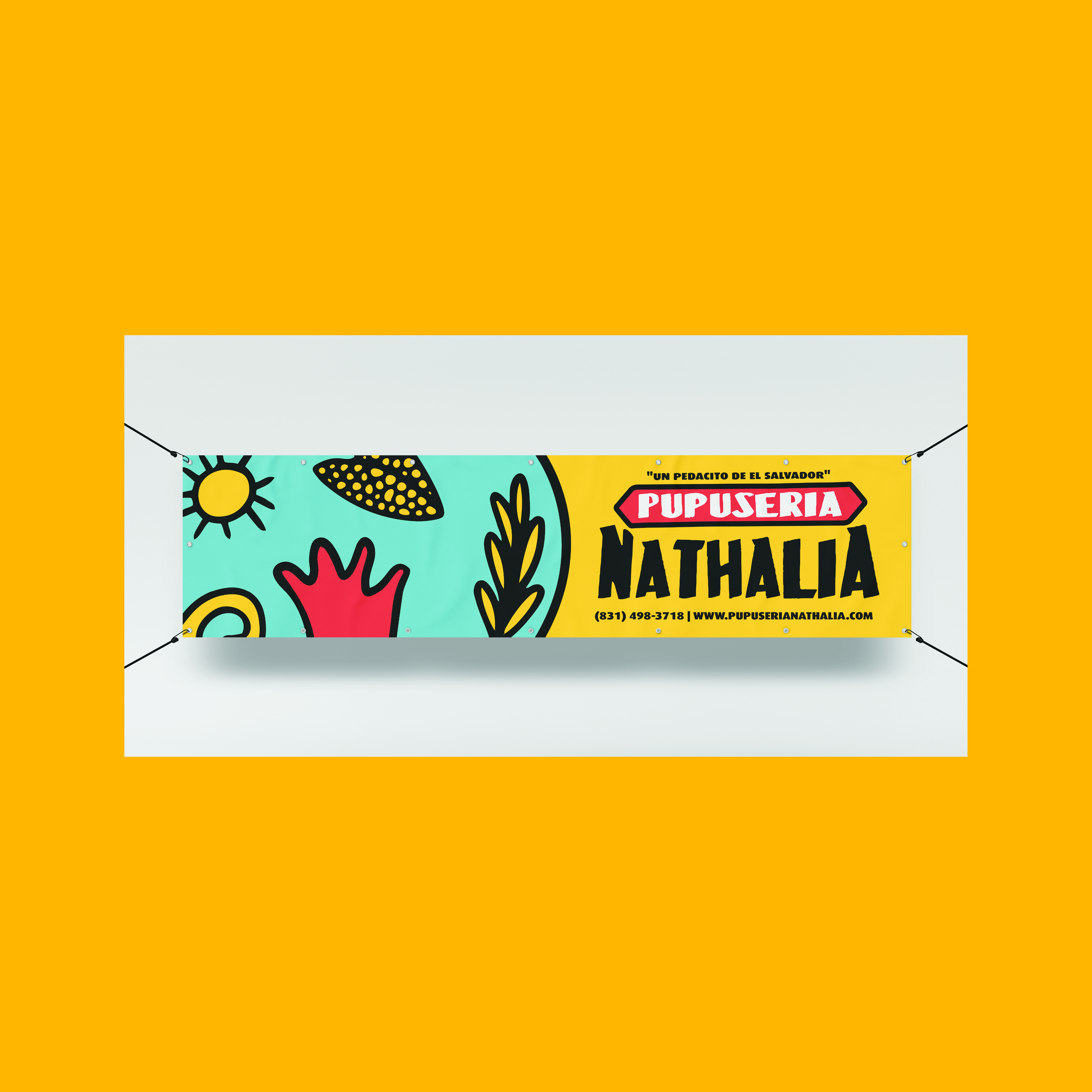 Pupuseria Nathalia | Logo Design, process image 3 of 6