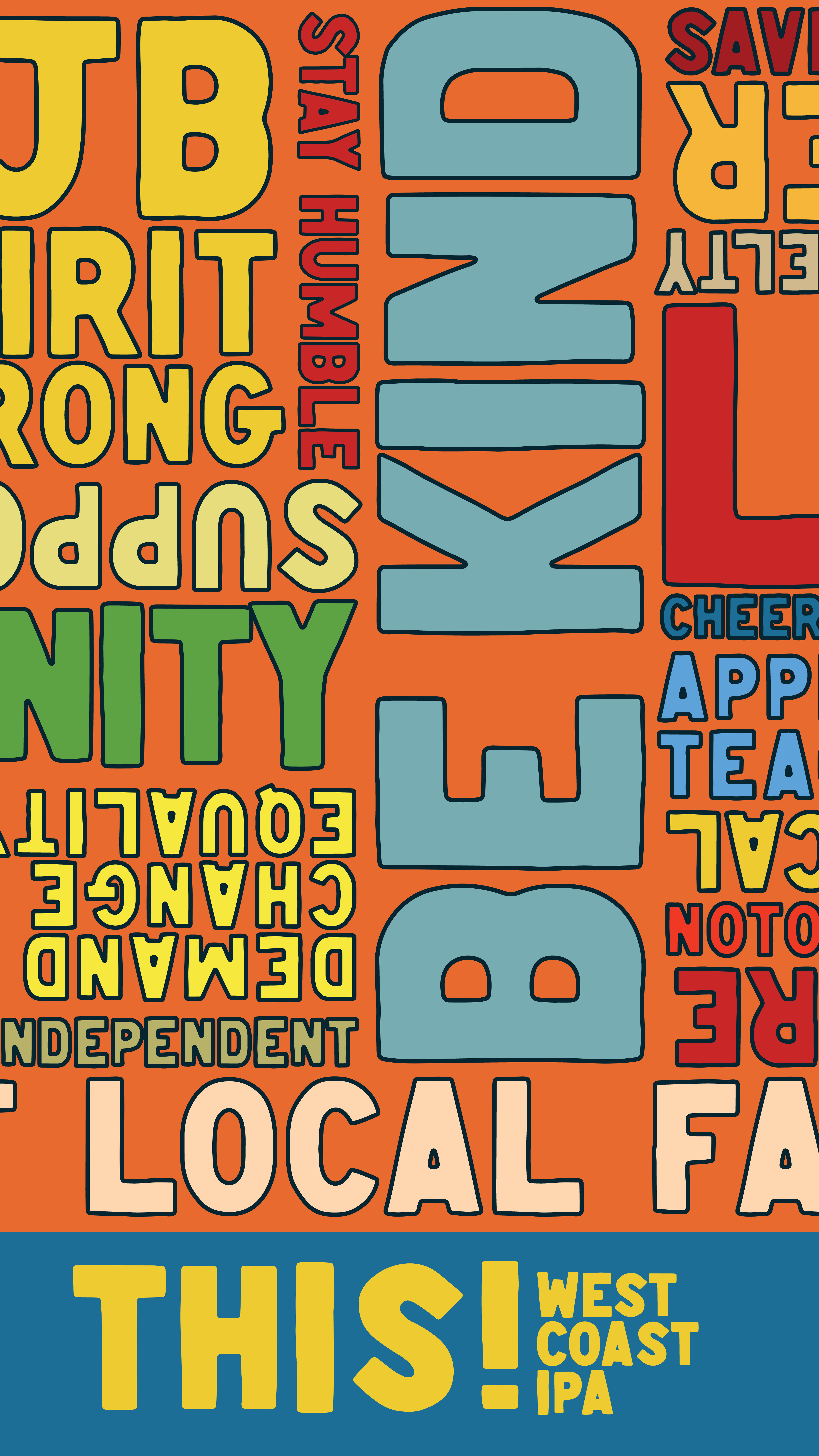 THIS! West Coast IPA, Label, process image 6 of 10