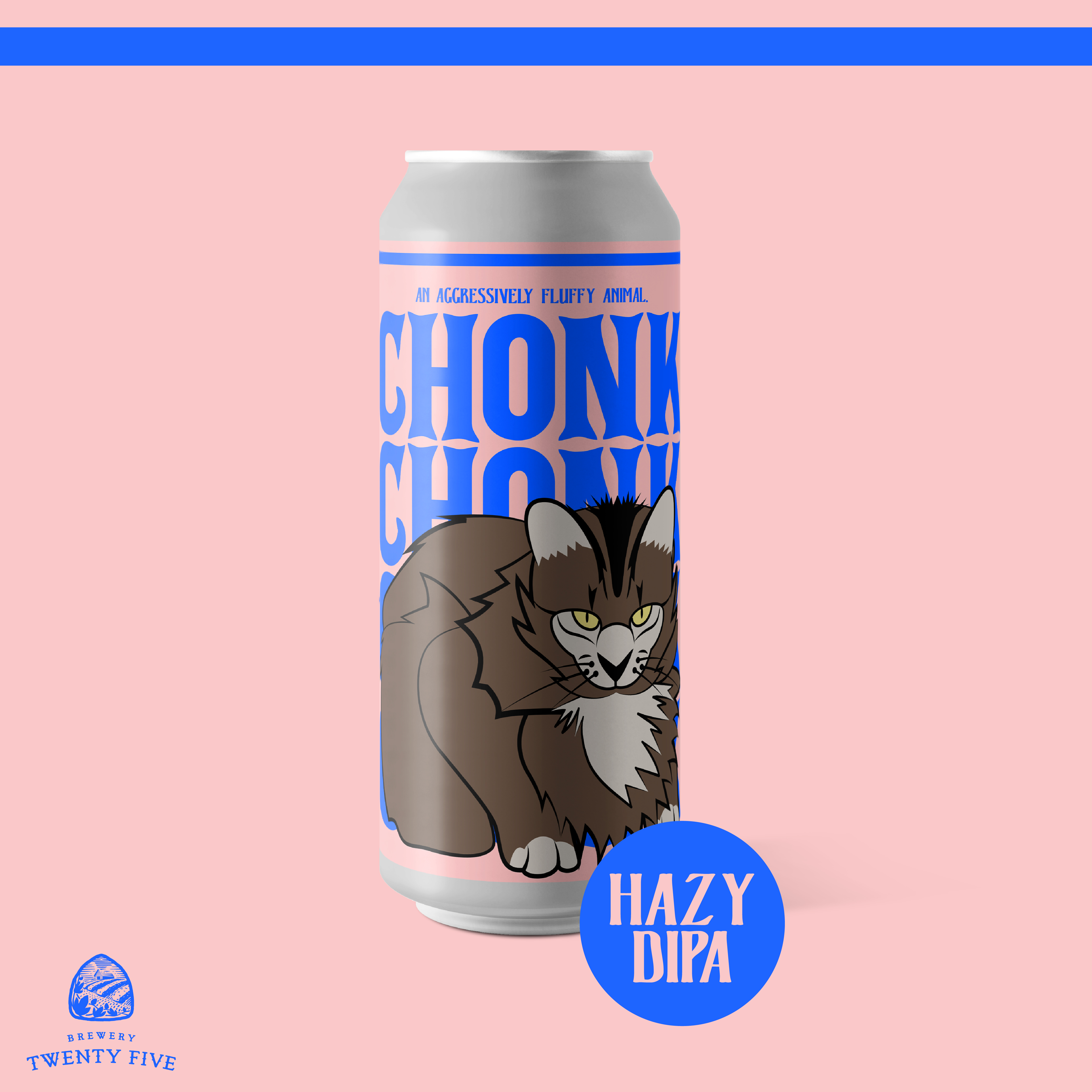 Brewery Twenty Five - Chonk Hazy DIPA Label - 5